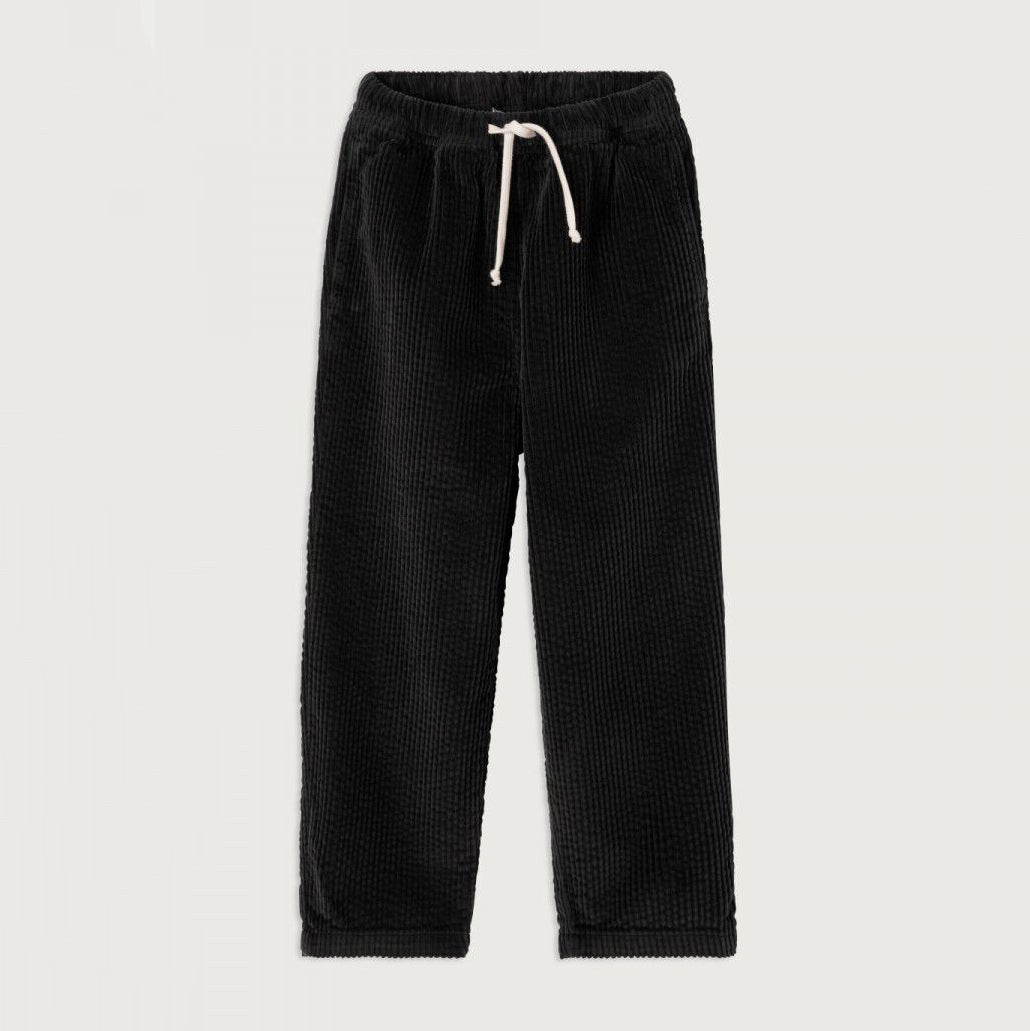 Boys & Girls Black Corduroy Trousers