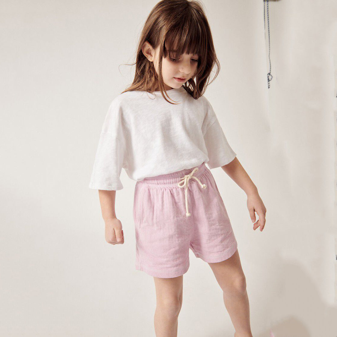 Boys & Girls White Cotton T-Shirt