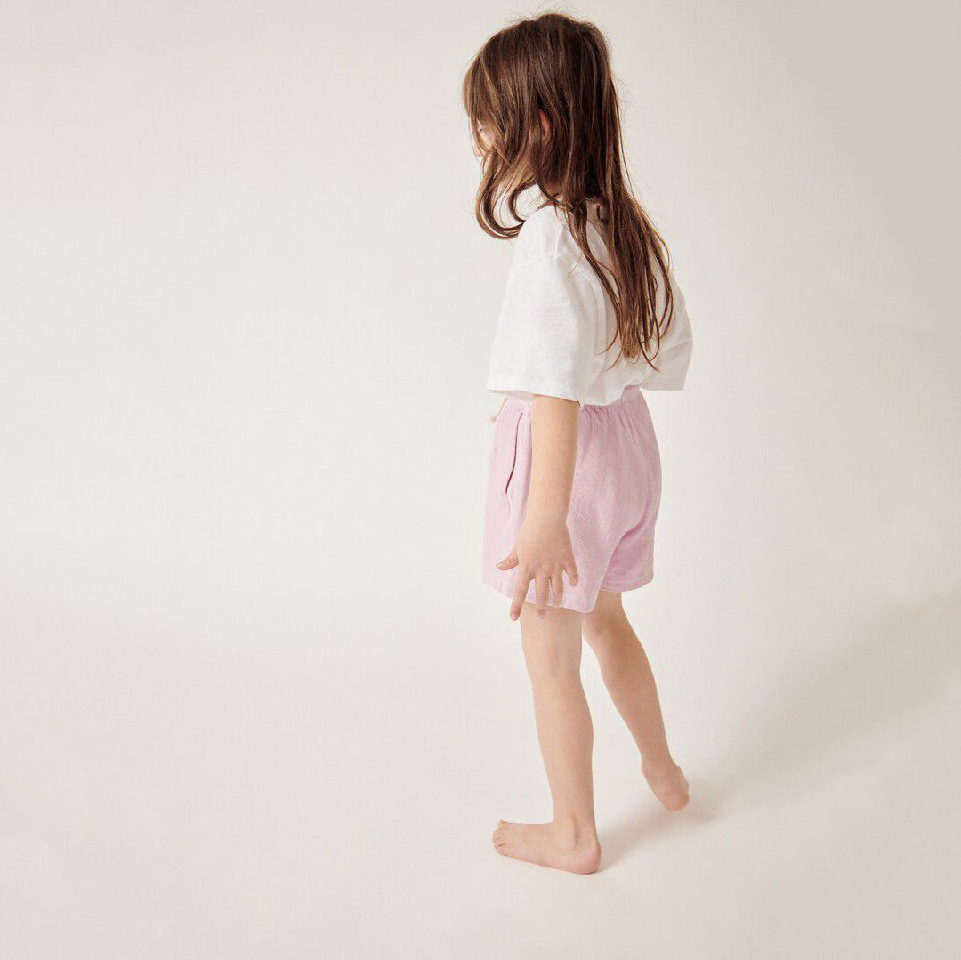Boys & Girls White Cotton T-Shirt