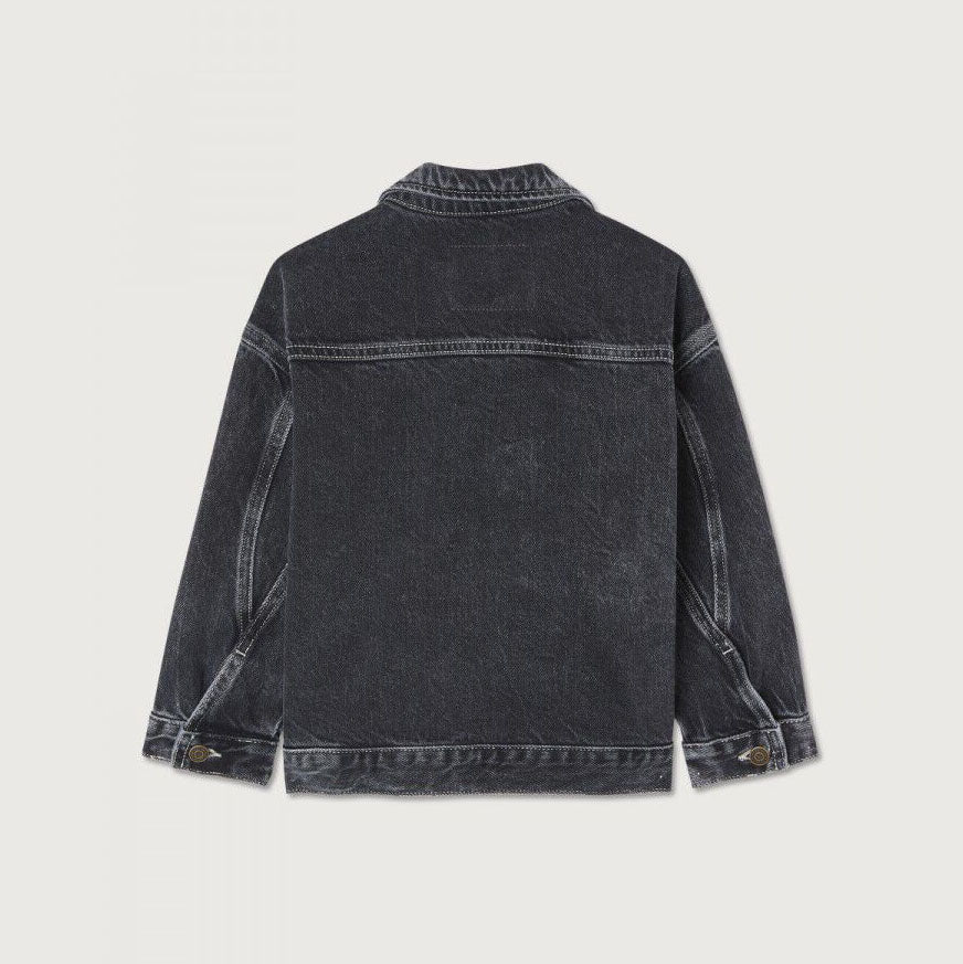 Boys & Girls Black Denim Jacket