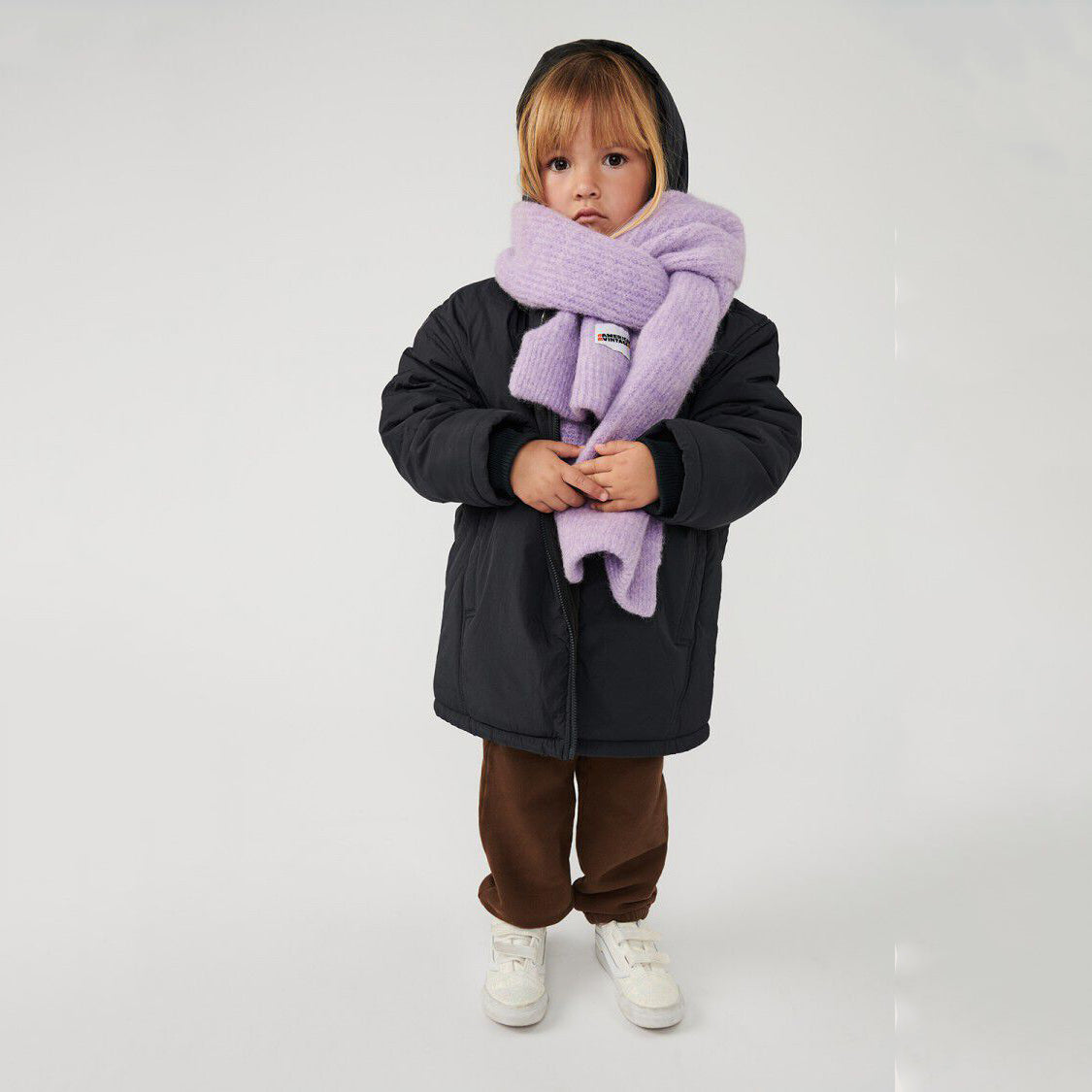 Boys & Girls Black Coat