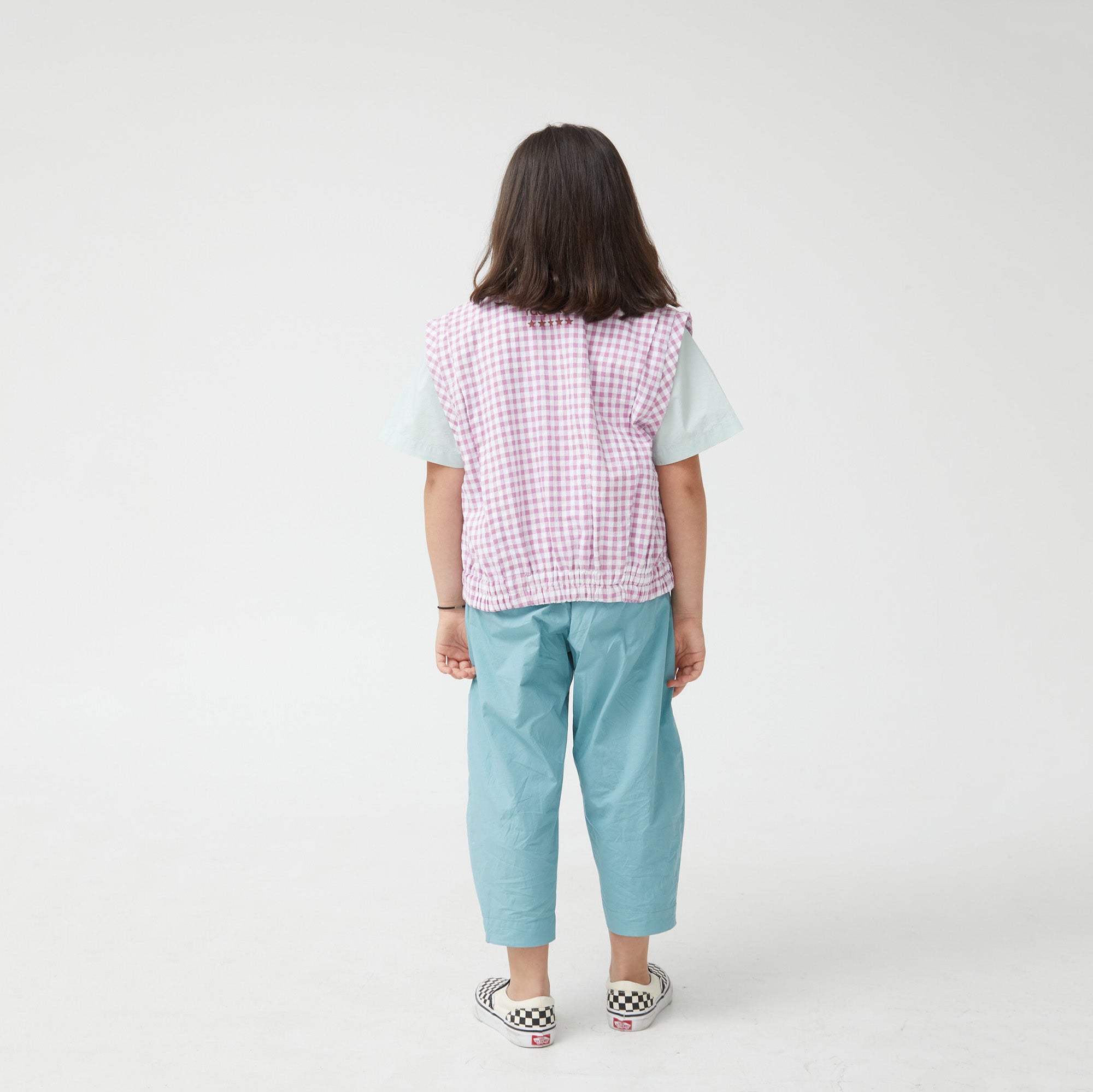 Boys & Girls Blue Cotton Trousers