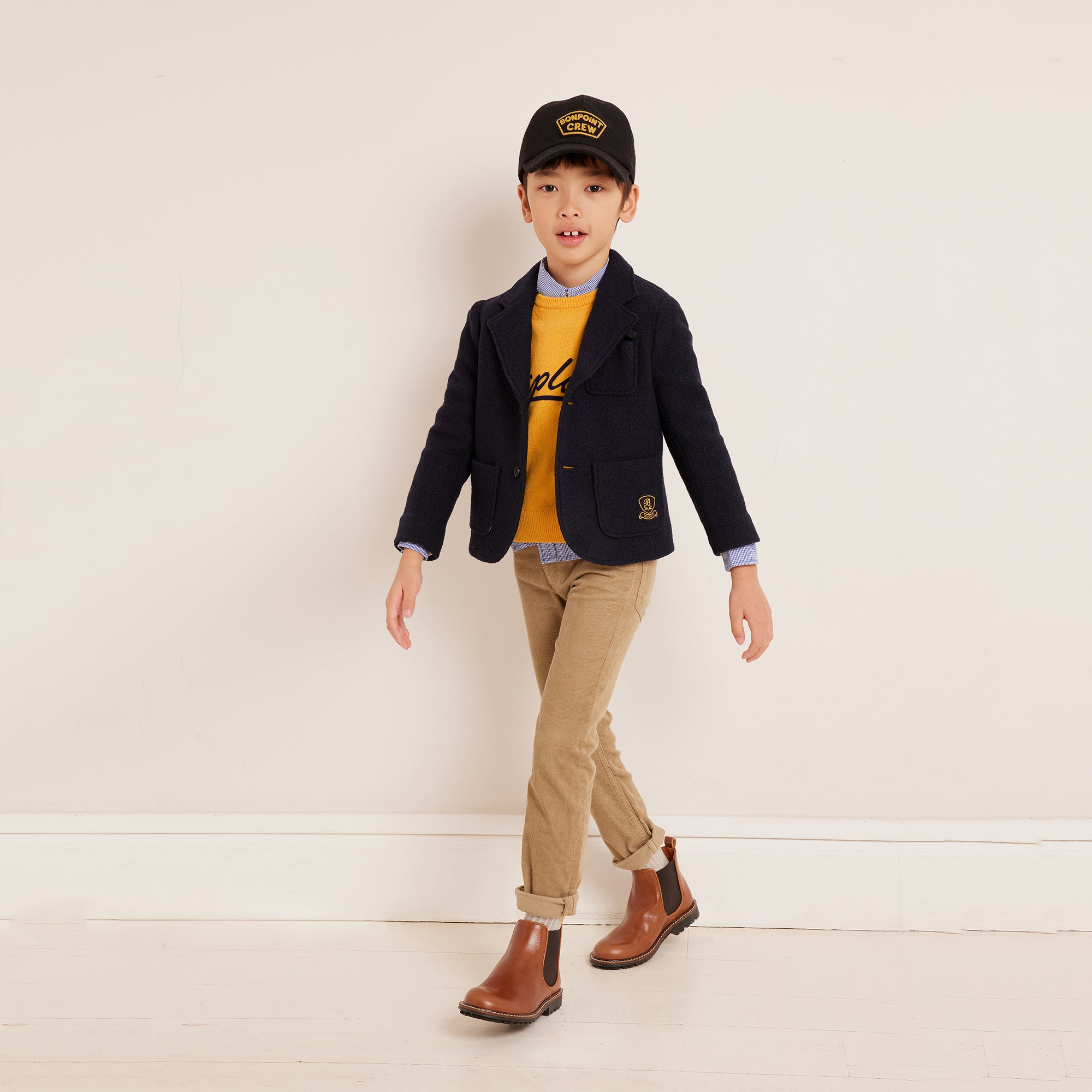 Boys & Girls Black Logo Cap