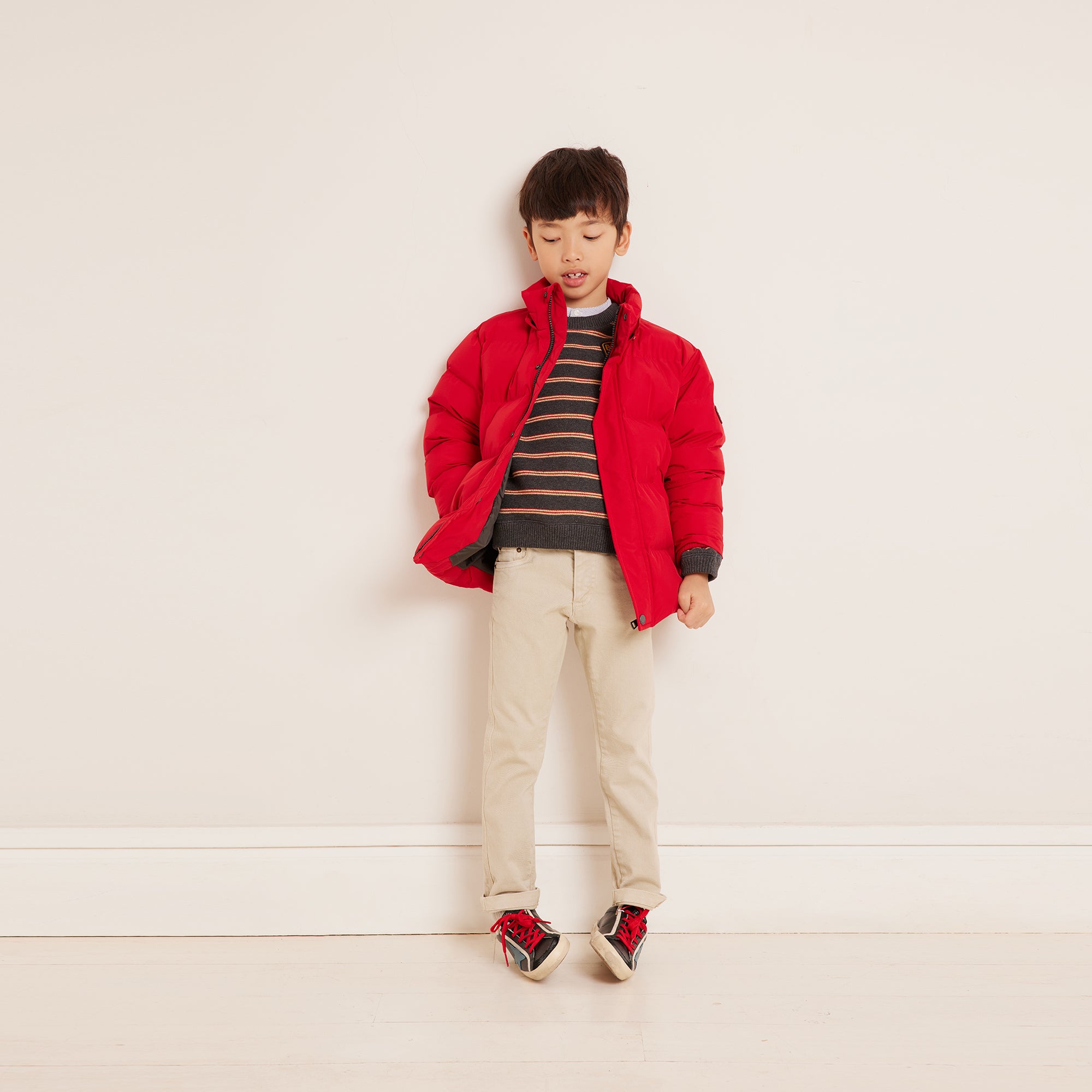 Boys Red Padded Jacket