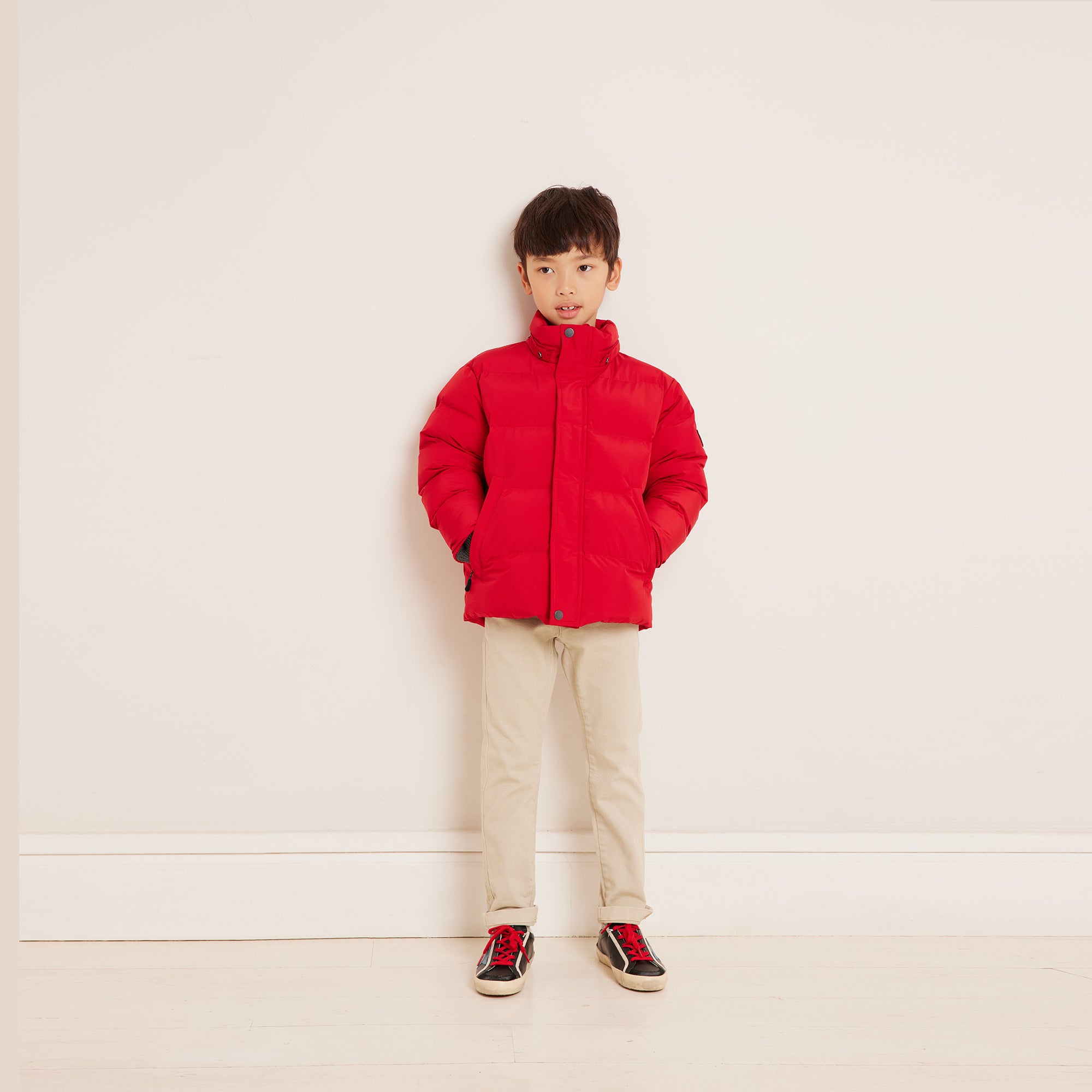 Boys Red Padded Jacket