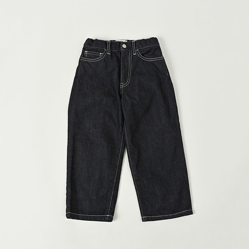 Boys & Girls Dark Blue Denim Trousers