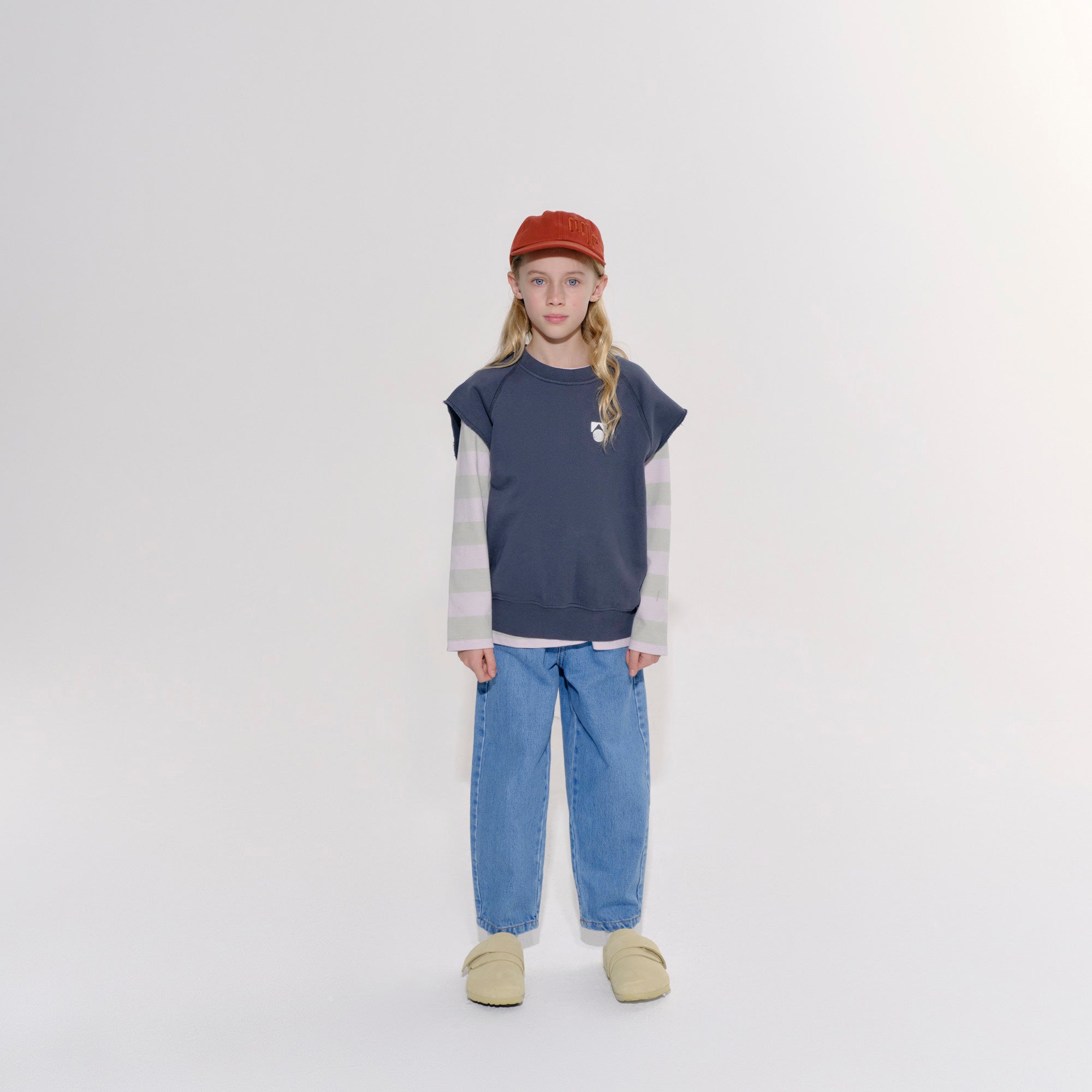 Boys & Girls Dark Grey Cotton Vest