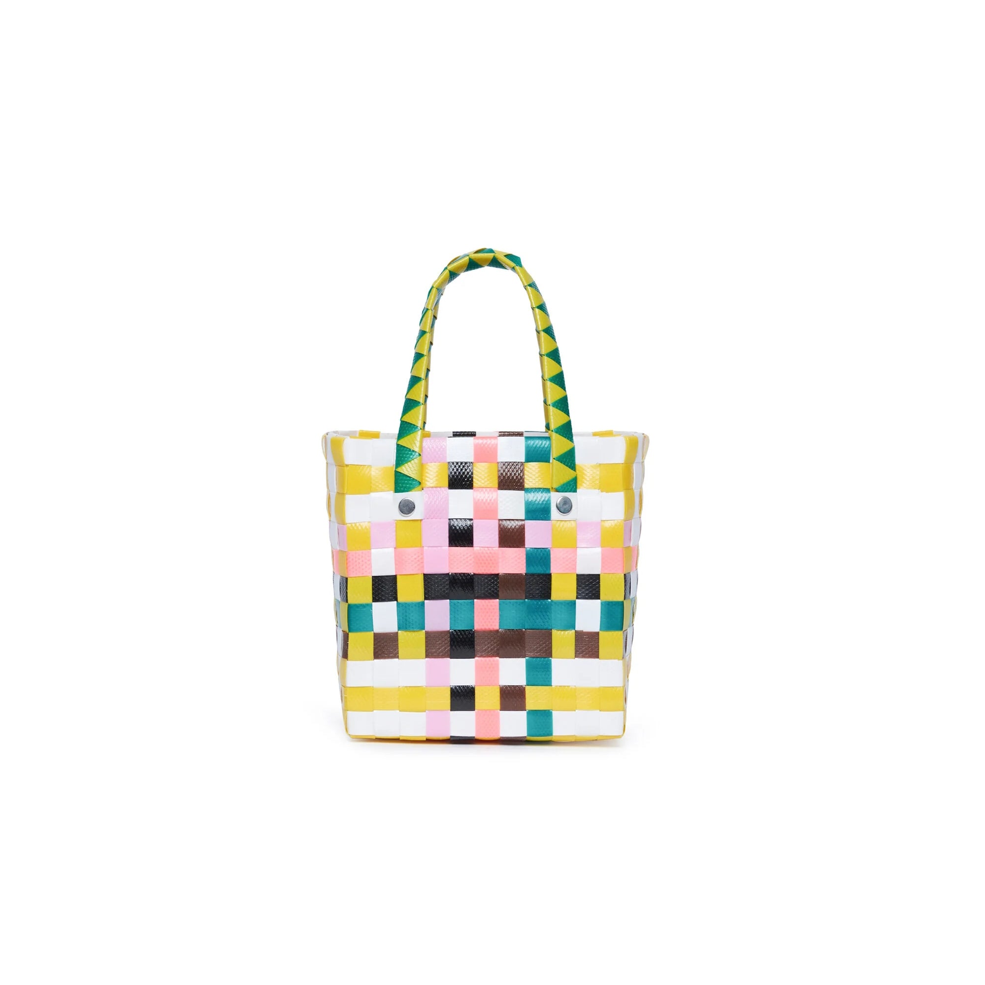 Girls Multicolor Woven Handbag