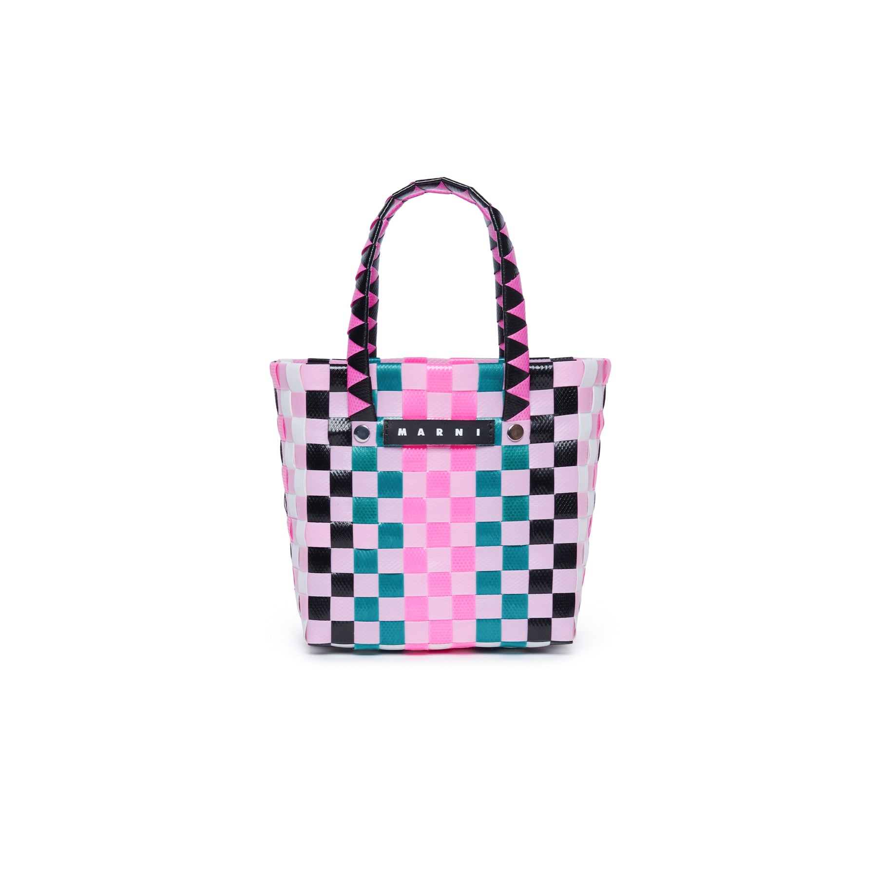 Girls Multicolor Woven Handbag