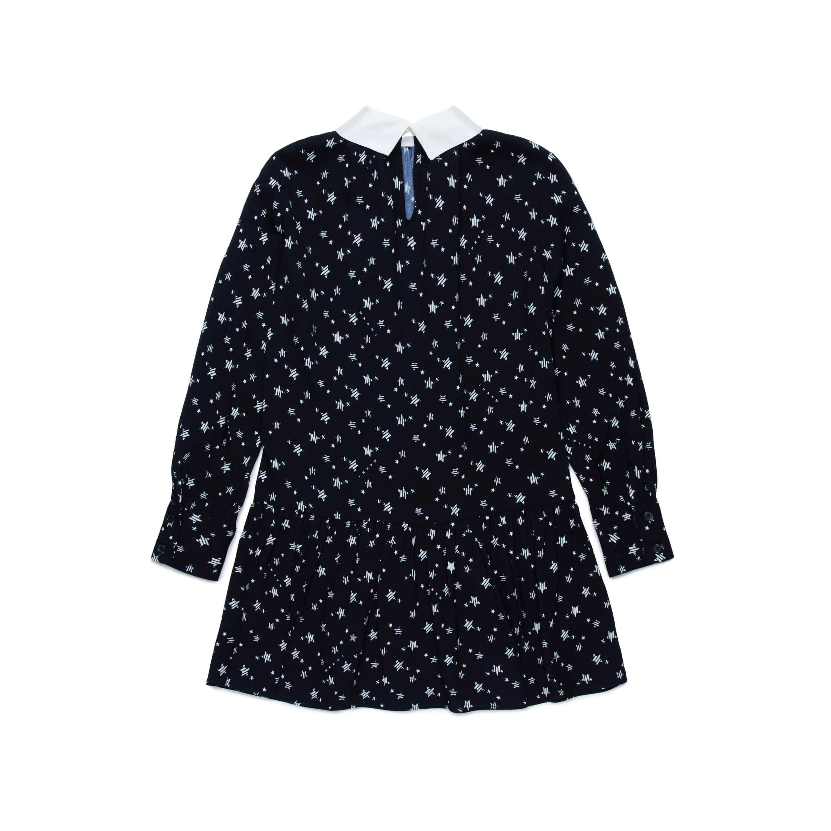 Girls Black Star Dress