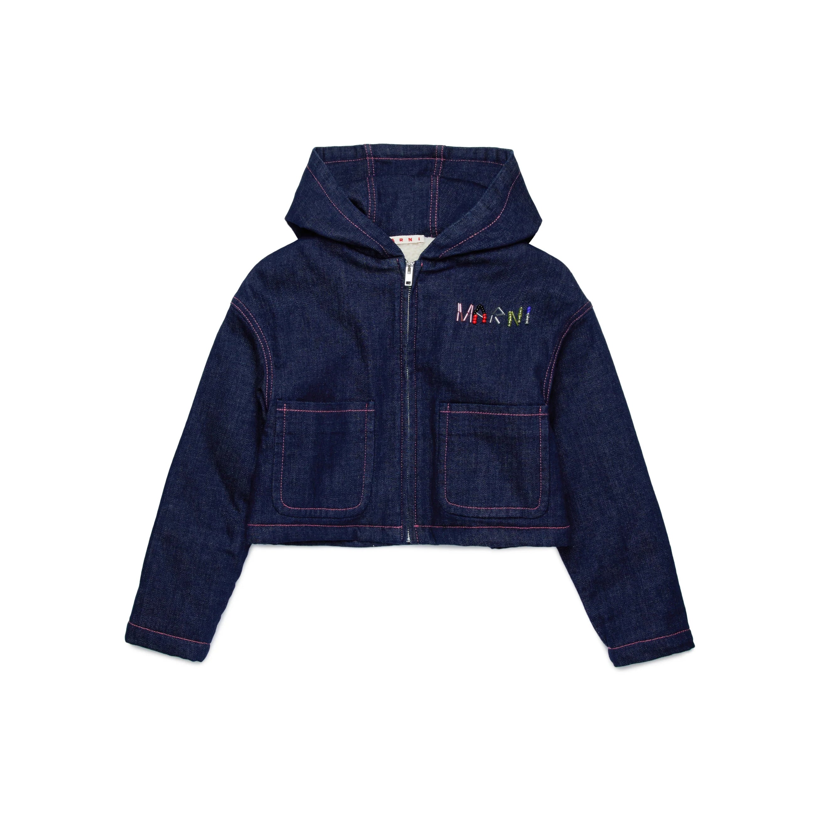 Girls Dark Blue Denim Jacket