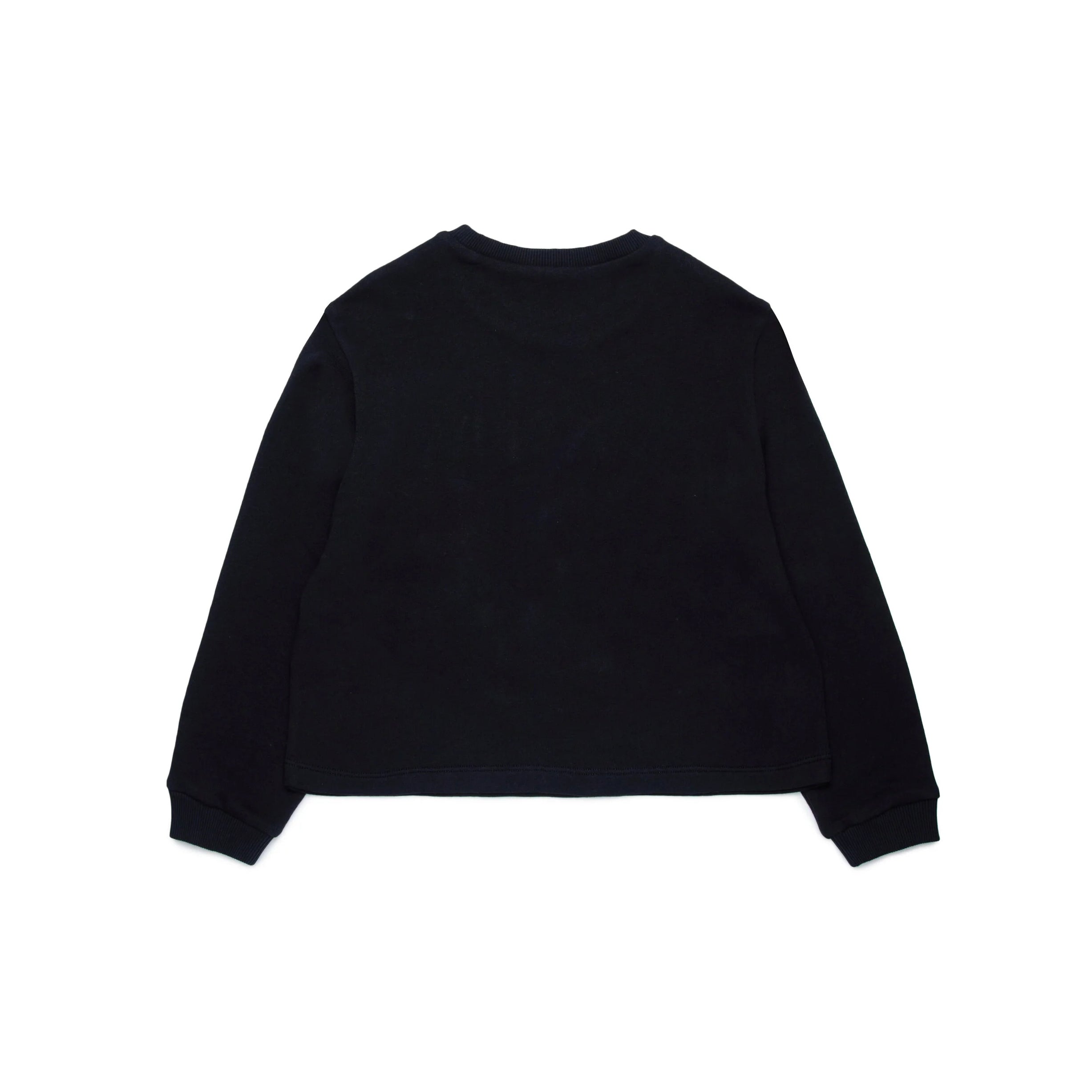 Girls Black Cotton Sweatshirt