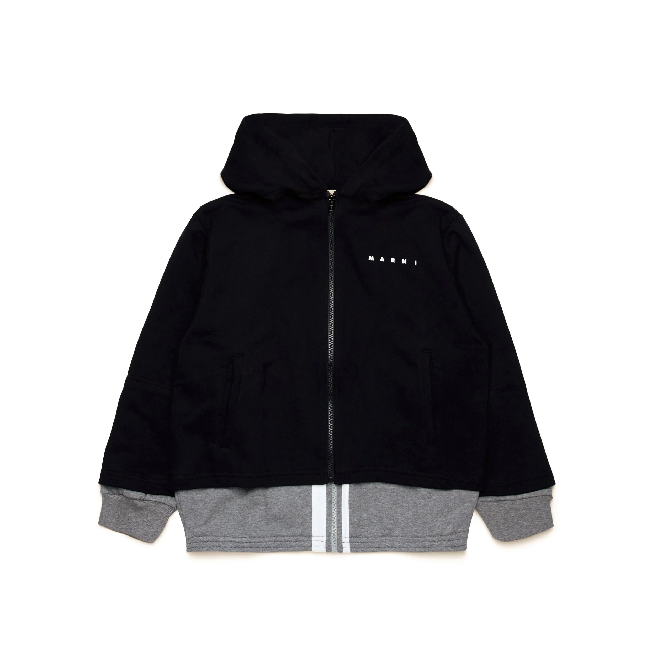 Boys & Girls Black Zip-Up Top