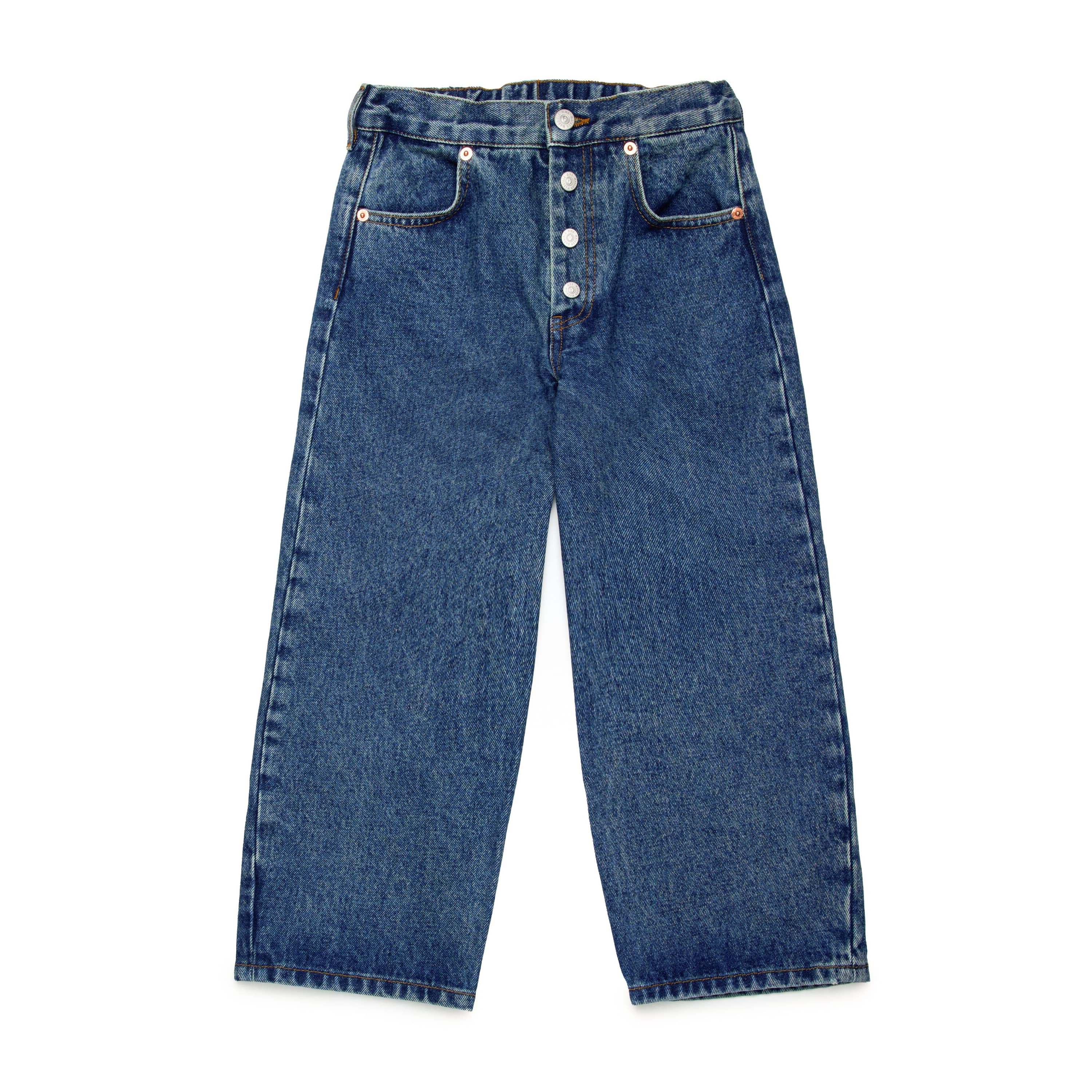 Boys & Girls Blue Denim Trousers