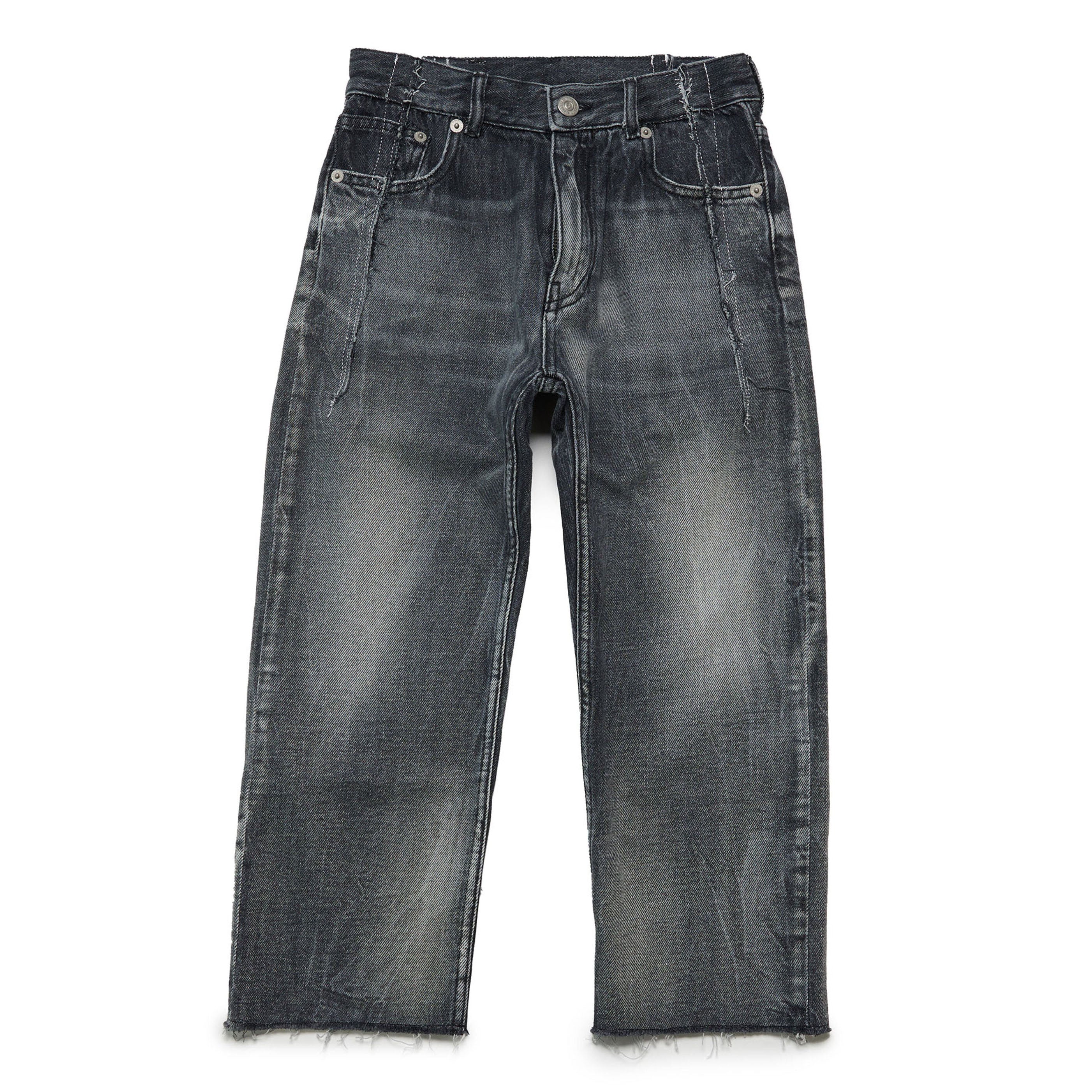 Boys & Girls Black Denim Trousers