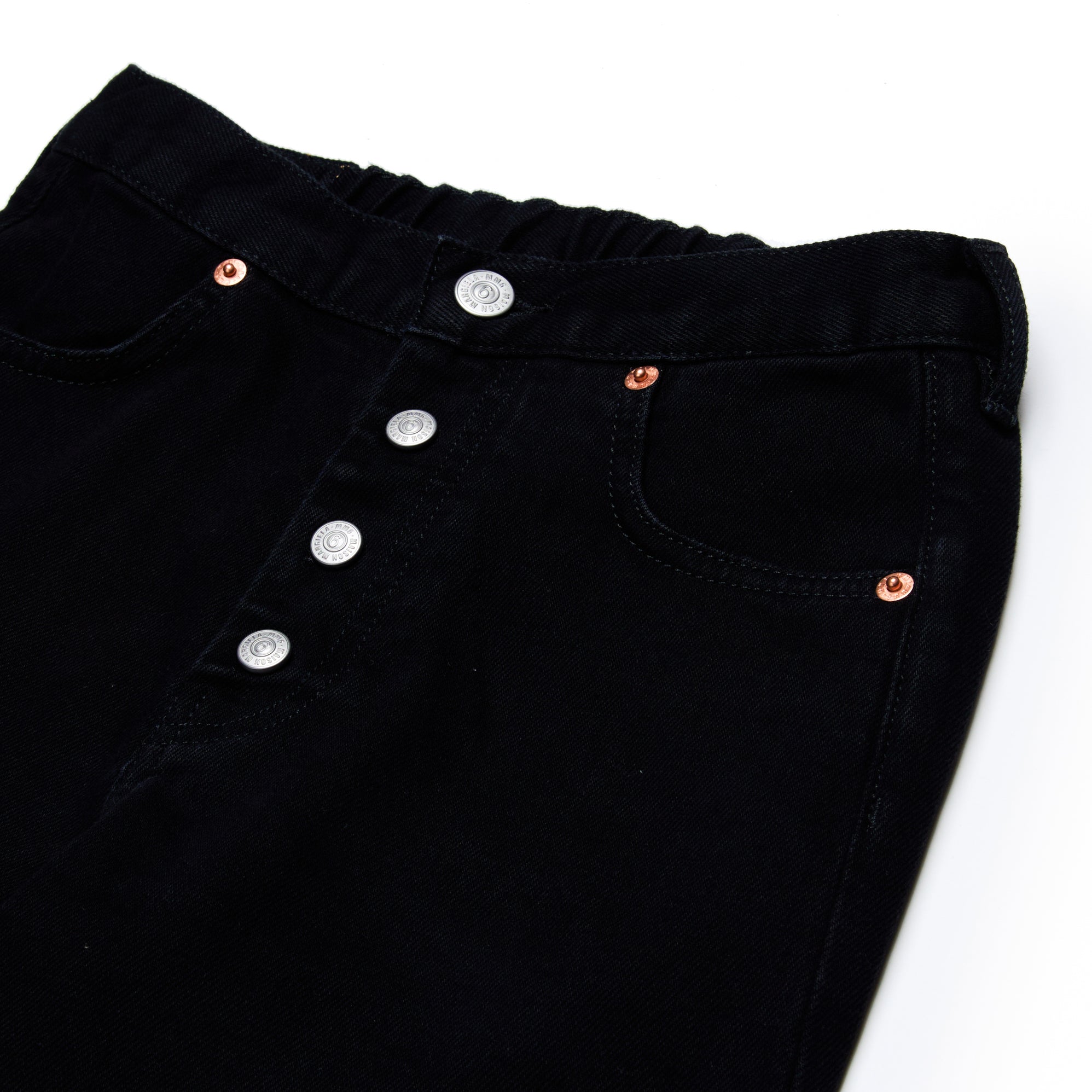 Boys & Girls Black Cotton Trousers