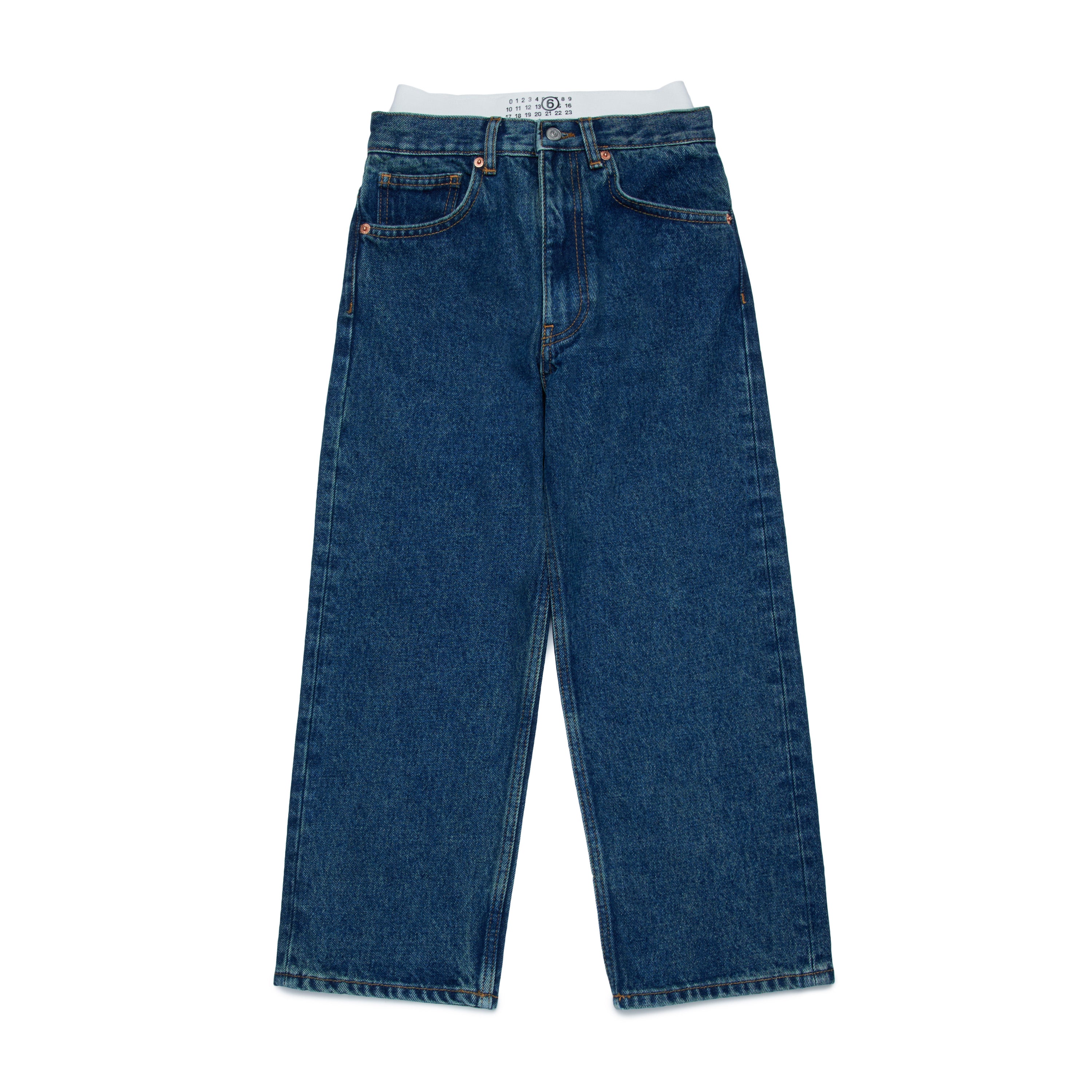 Boys & Girls Blue Denim Trousers