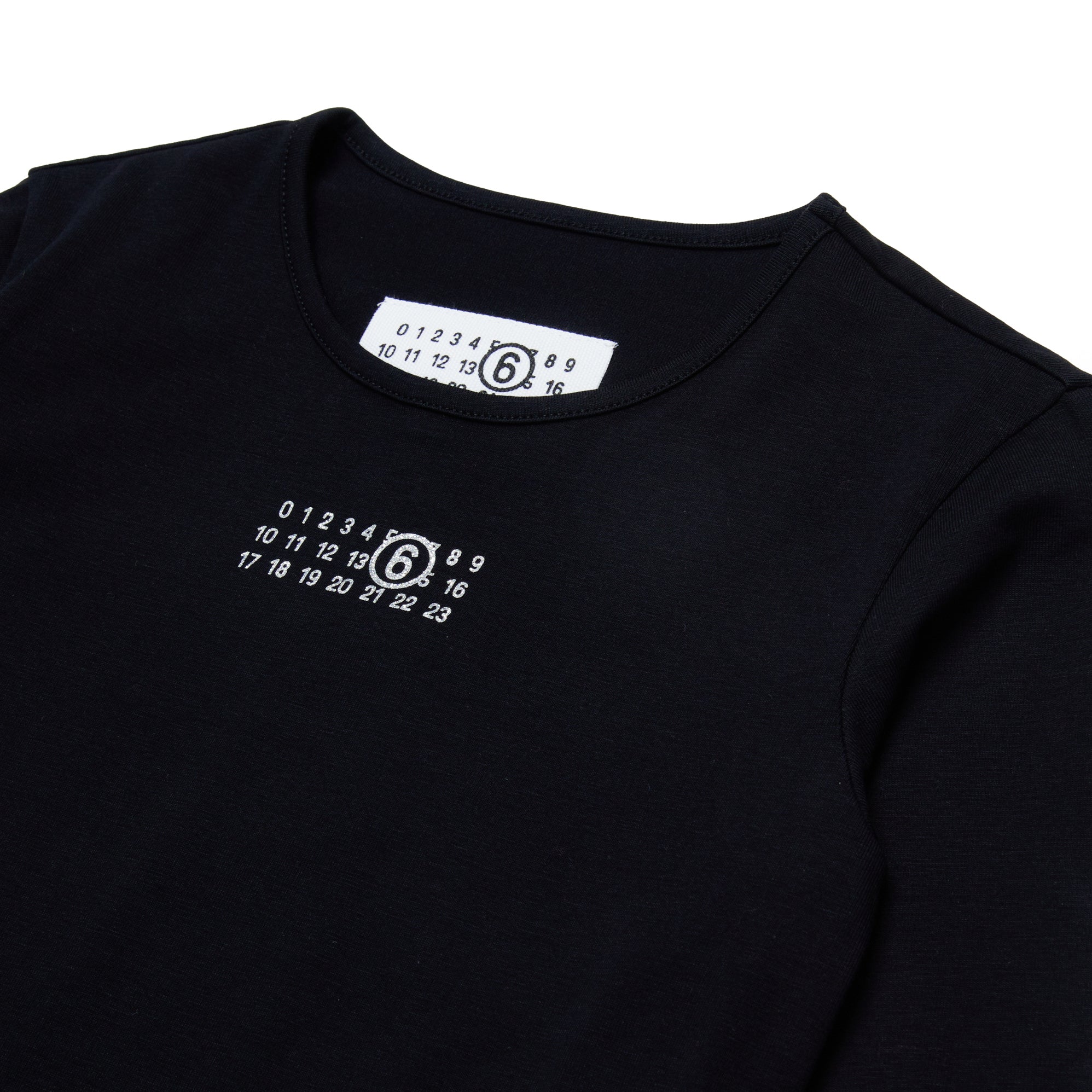 Boys & Girls Black Cotton T-Shirt