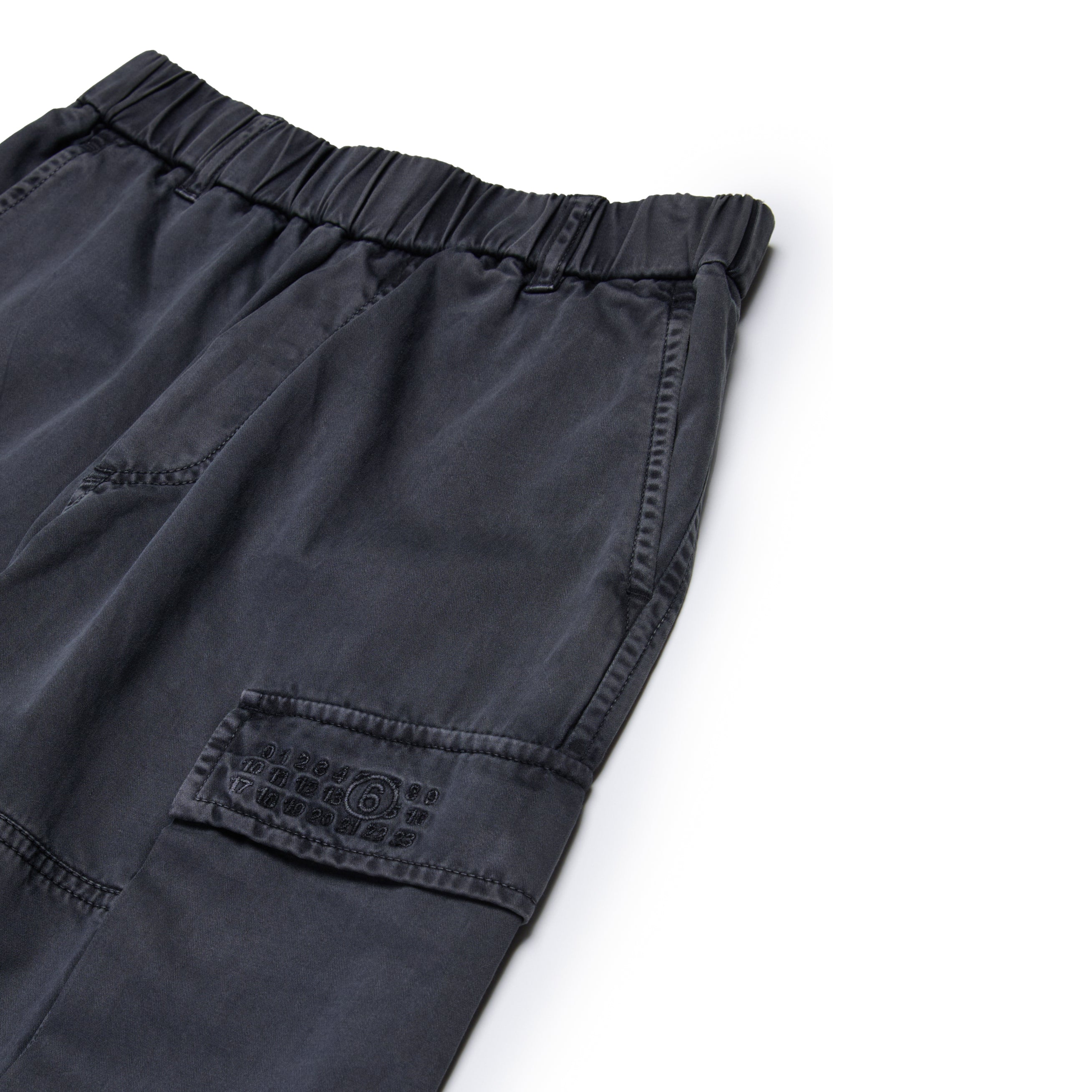 Boys & Girls Black Cotton Trousers