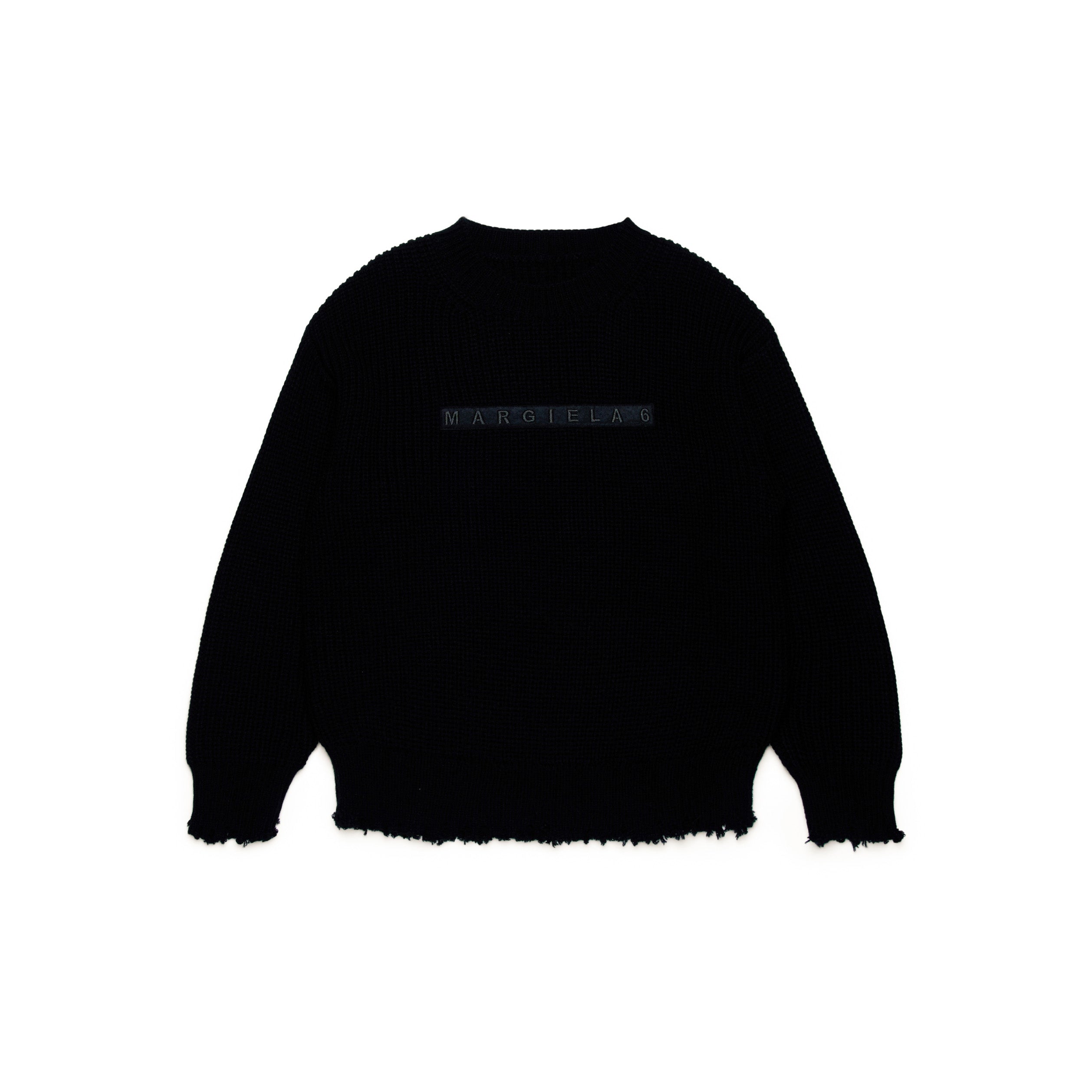 Boys & Girls Black Wool Sweater