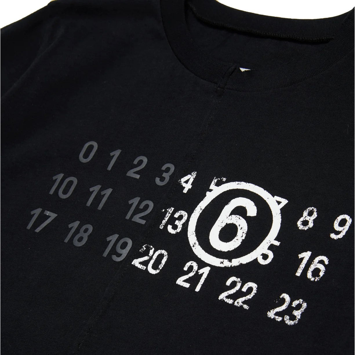 Girls Black Logo Cotton T-Shirt
