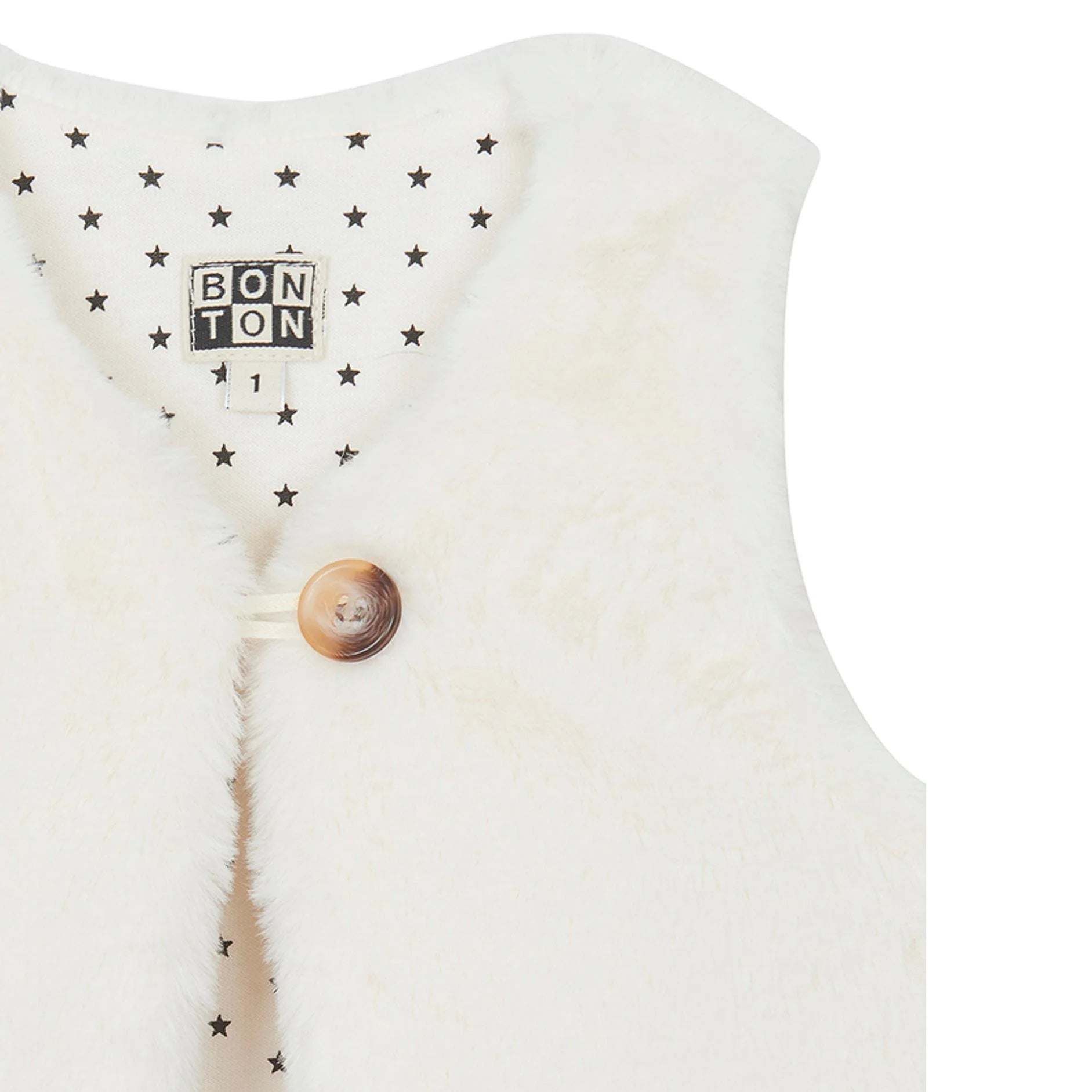 Baby Girls White Gilet