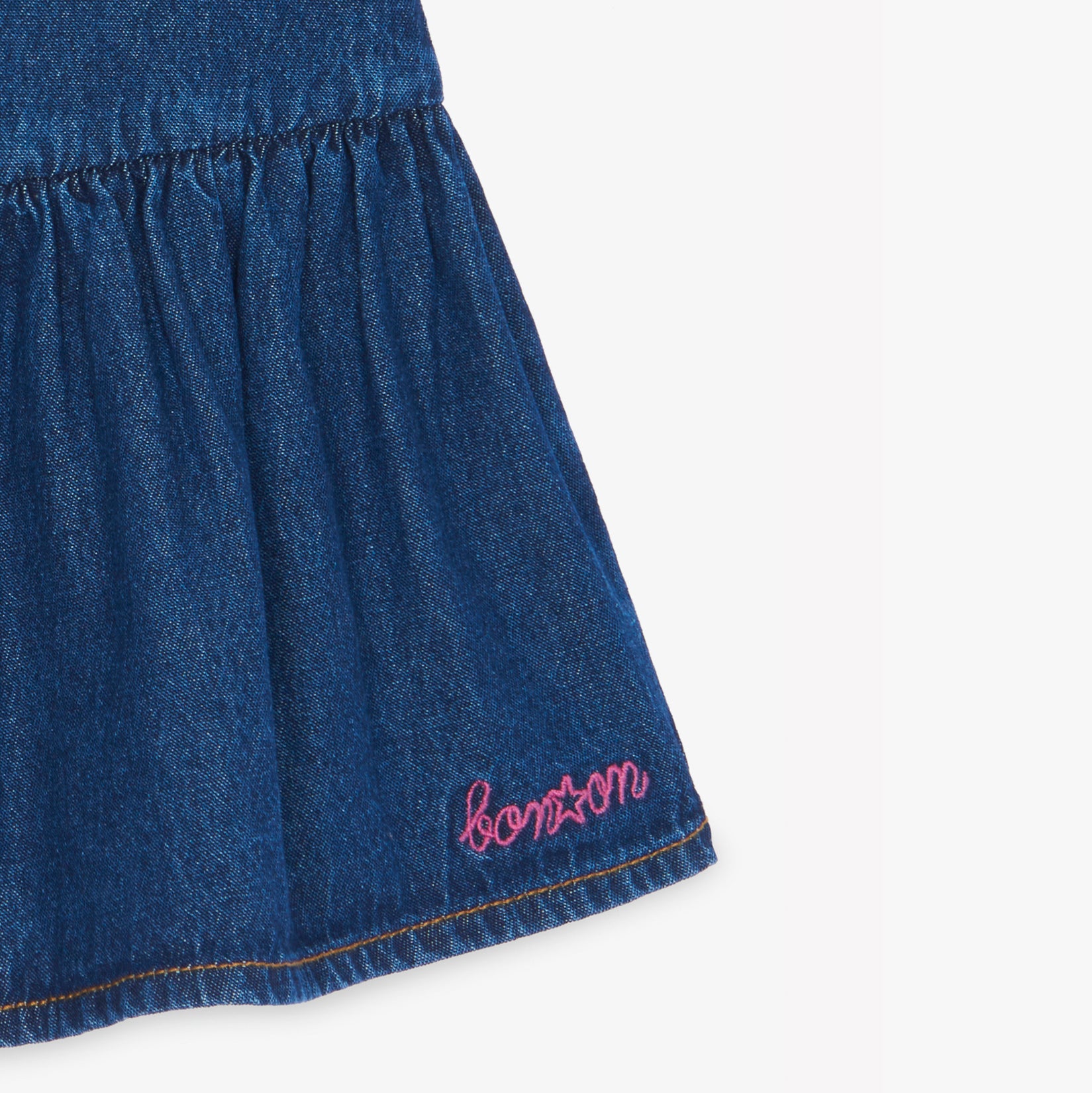 Girls Blue Denim Skirt