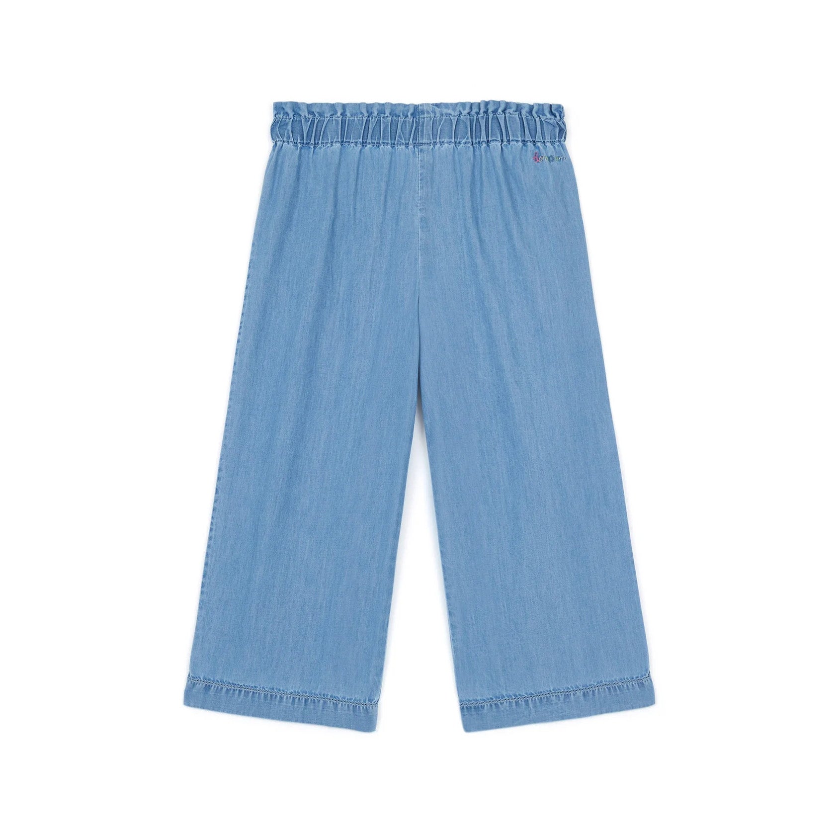 Girls Blue Denim Trousers