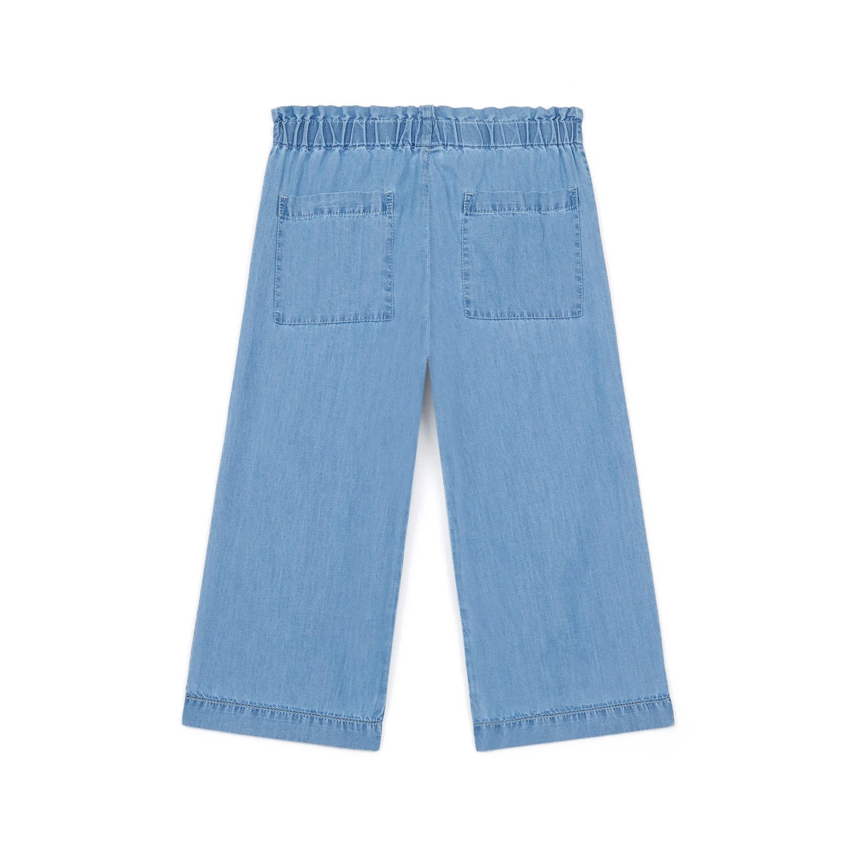 Girls Blue Denim Trousers