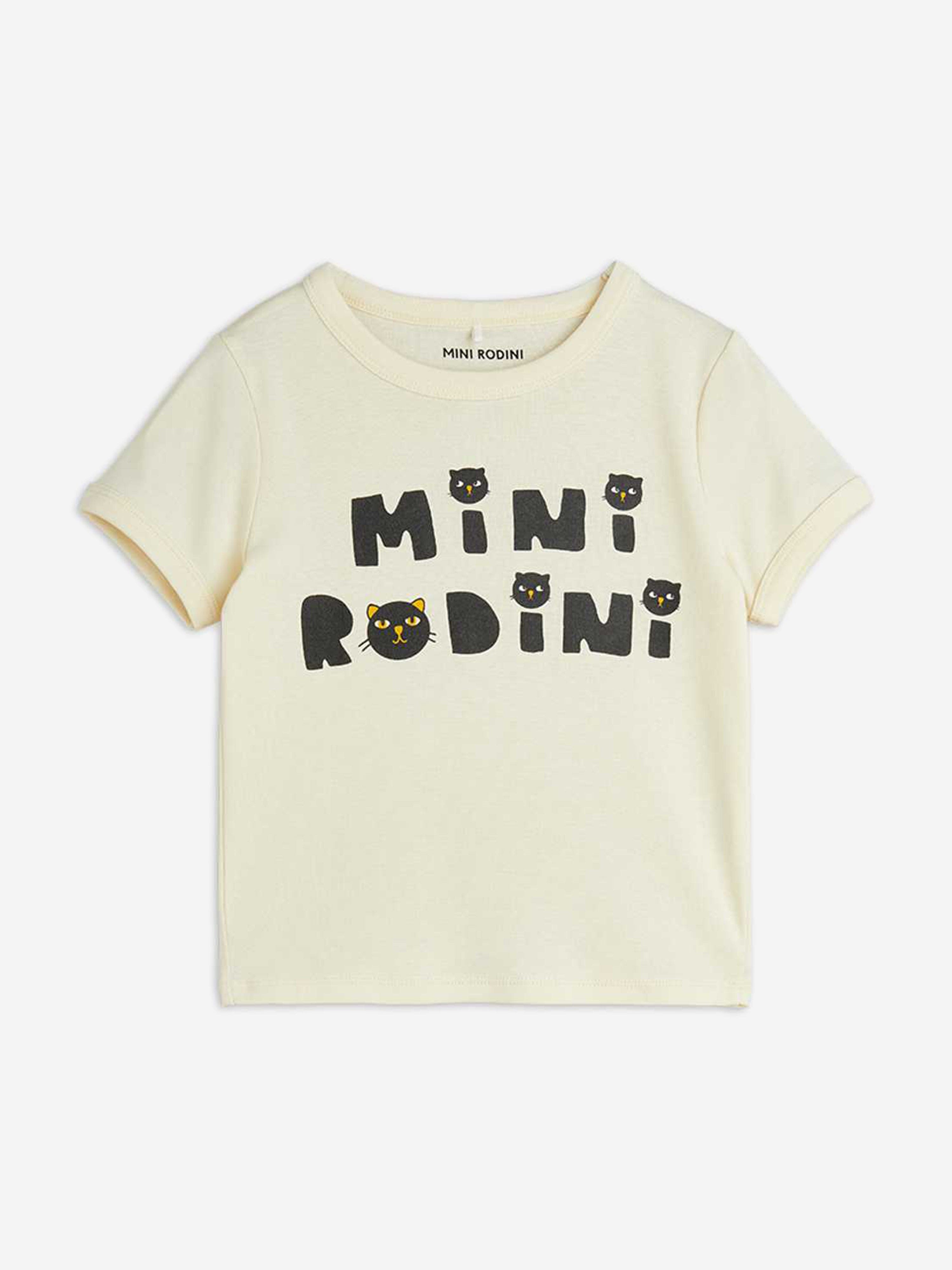 Boys Cats Logo T-Shirt in White