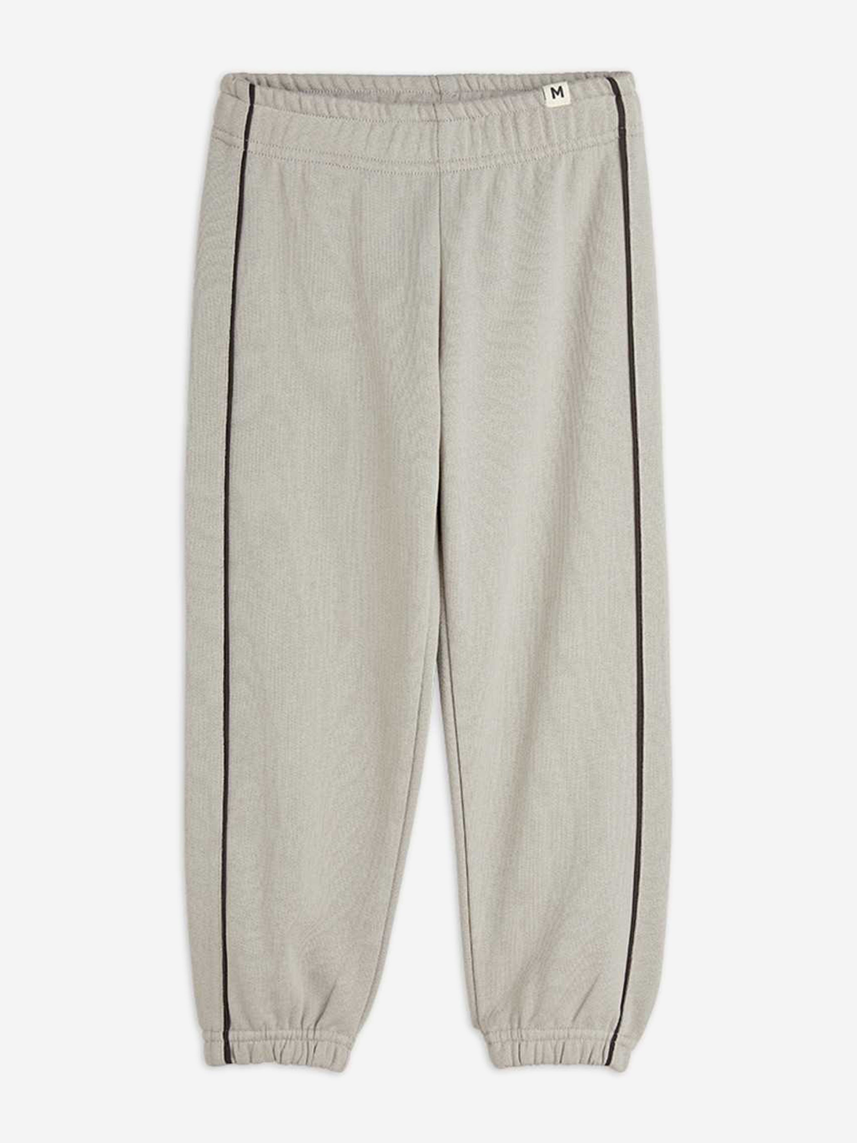 Boys Plain Piping Joggers in Grey
