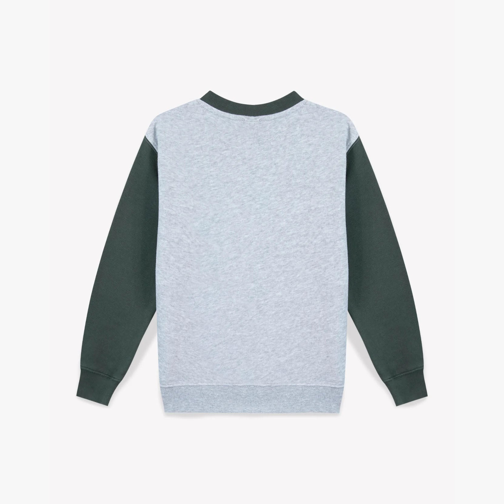 Boys & Girls Grey Cotton Sweatshirt(Bonton x Pyrenex)