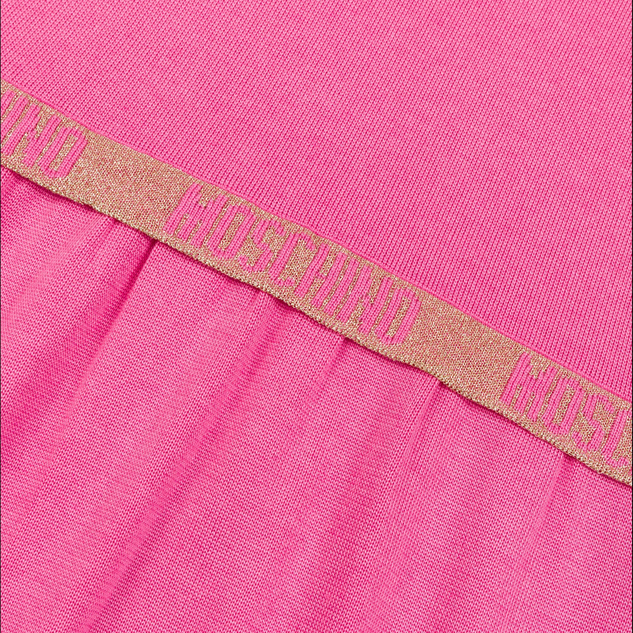 Girls Pink Logo Dress