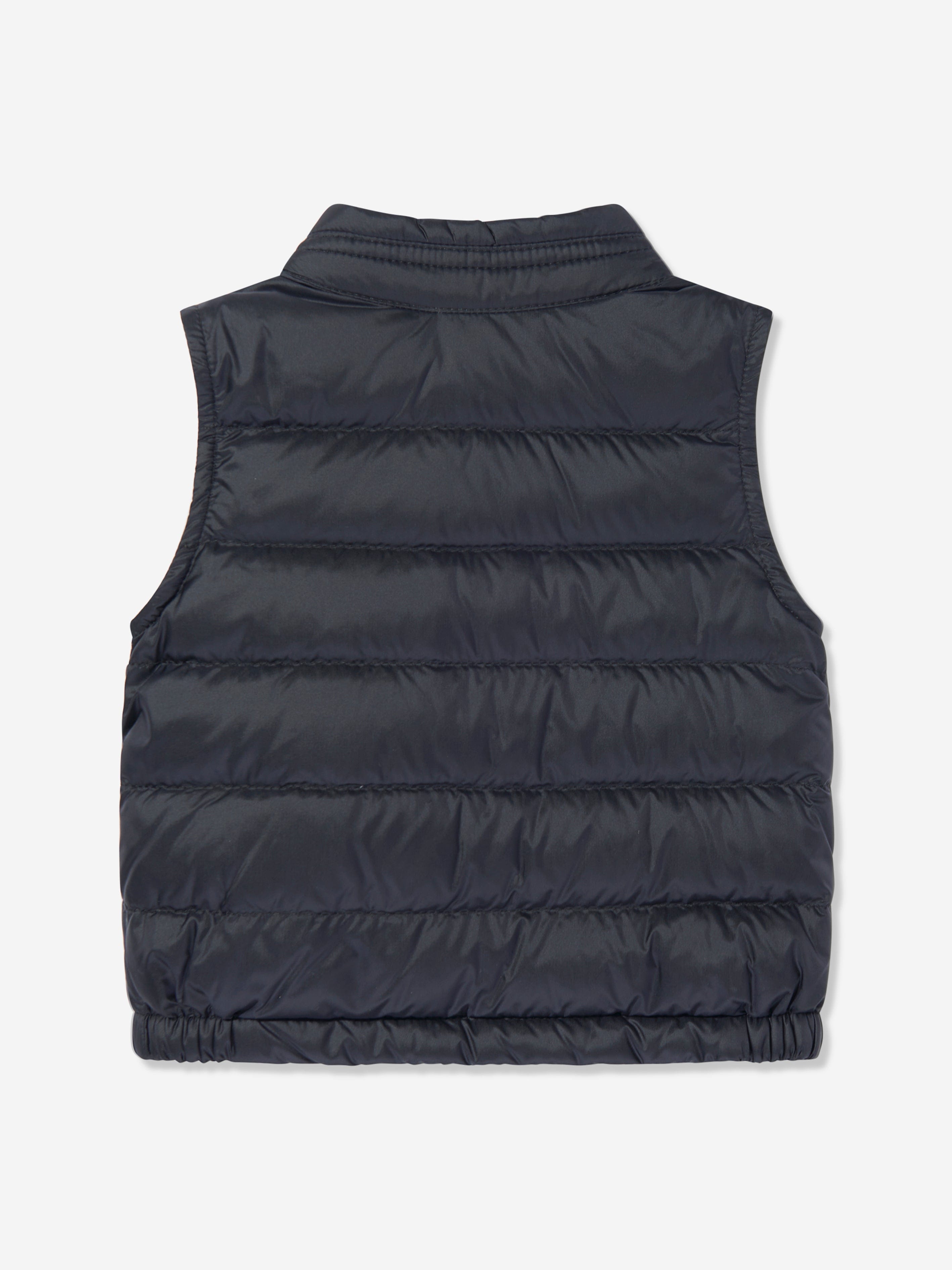 Baby Boys Down Padded New Amaury Gilet in Navy