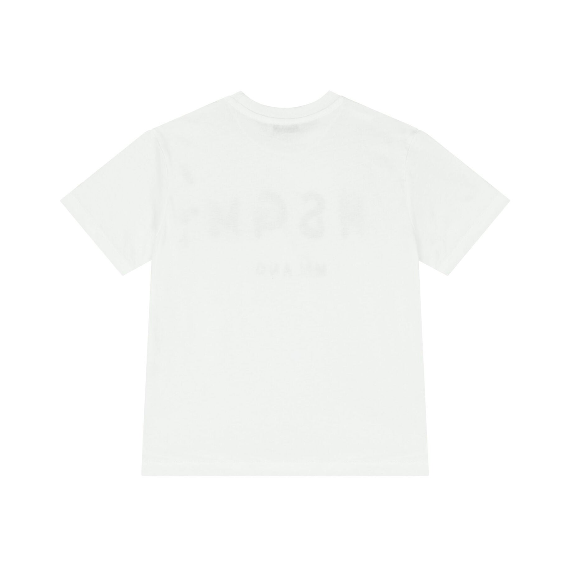 Boys & Girls White Logo Cotton T-Shirt