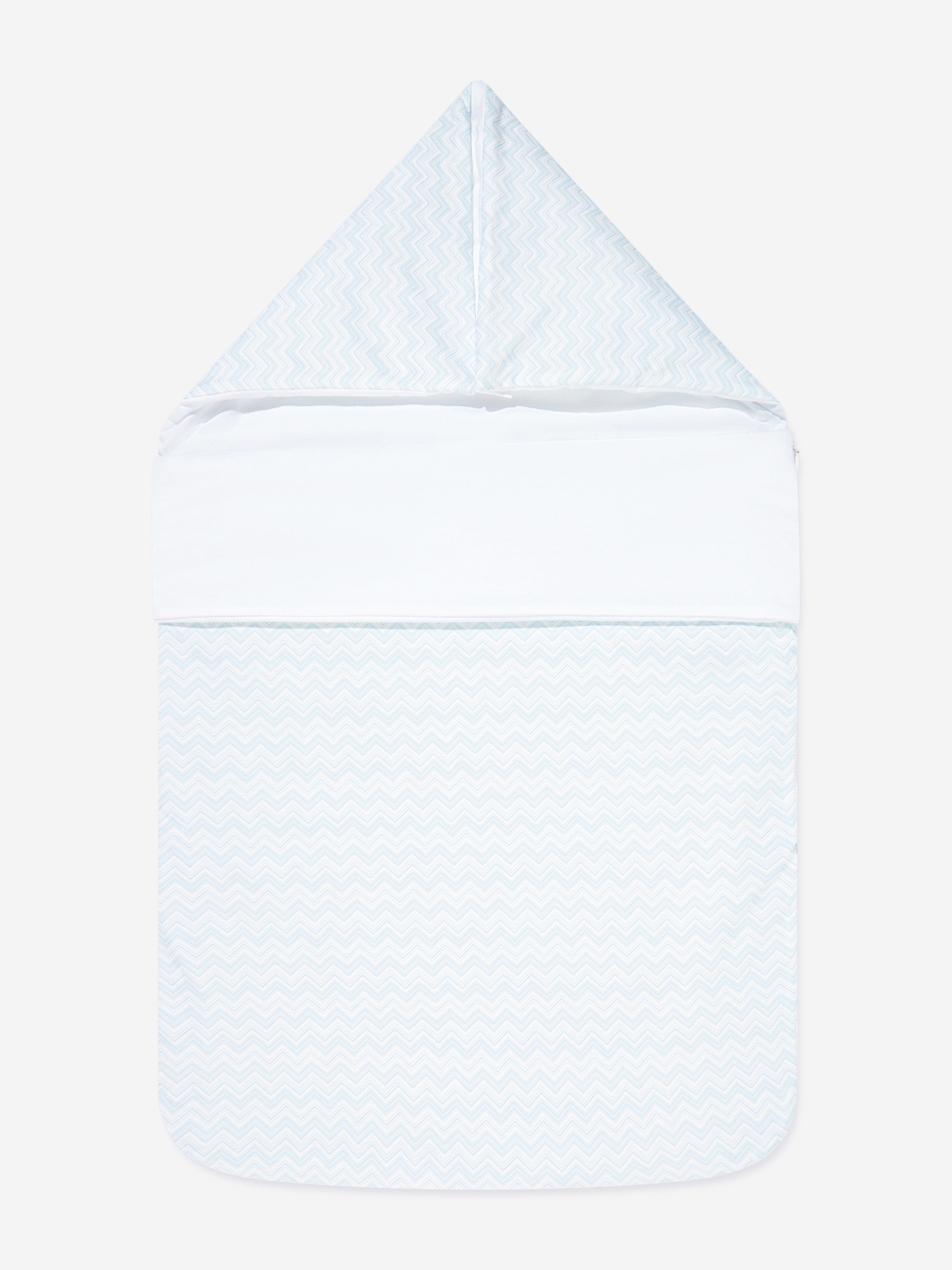Baby Boys Zigzag Nest in Blue (77cm)
