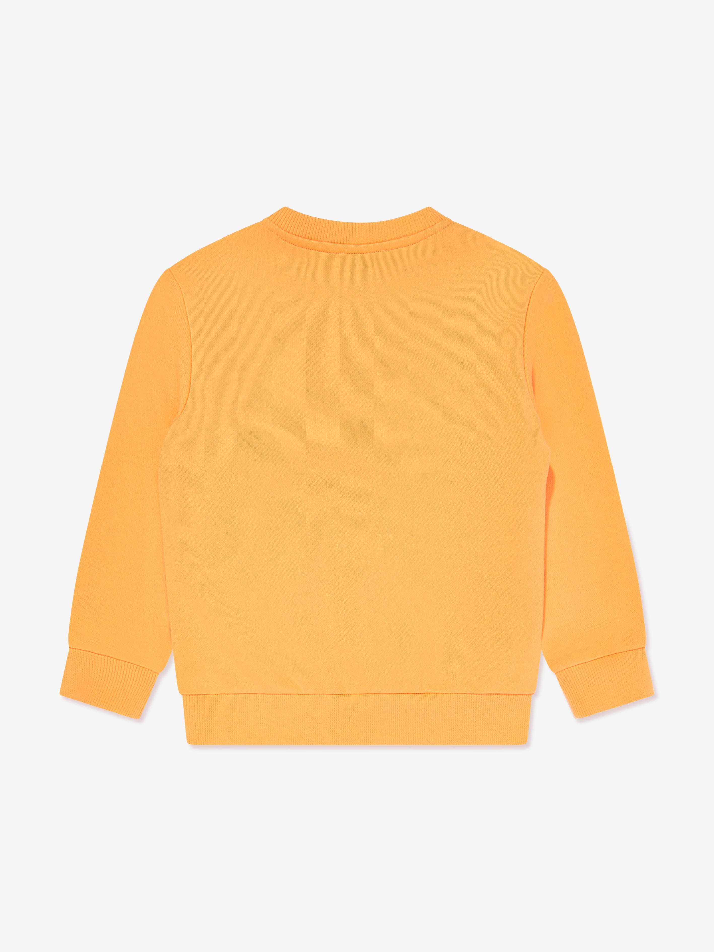 Boys Logo Sweatshirt in Orange