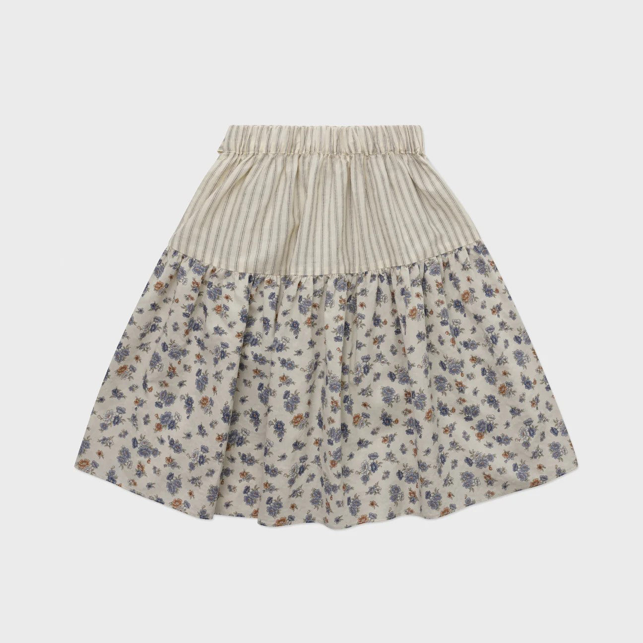 Girls Blue Cotton Skirts