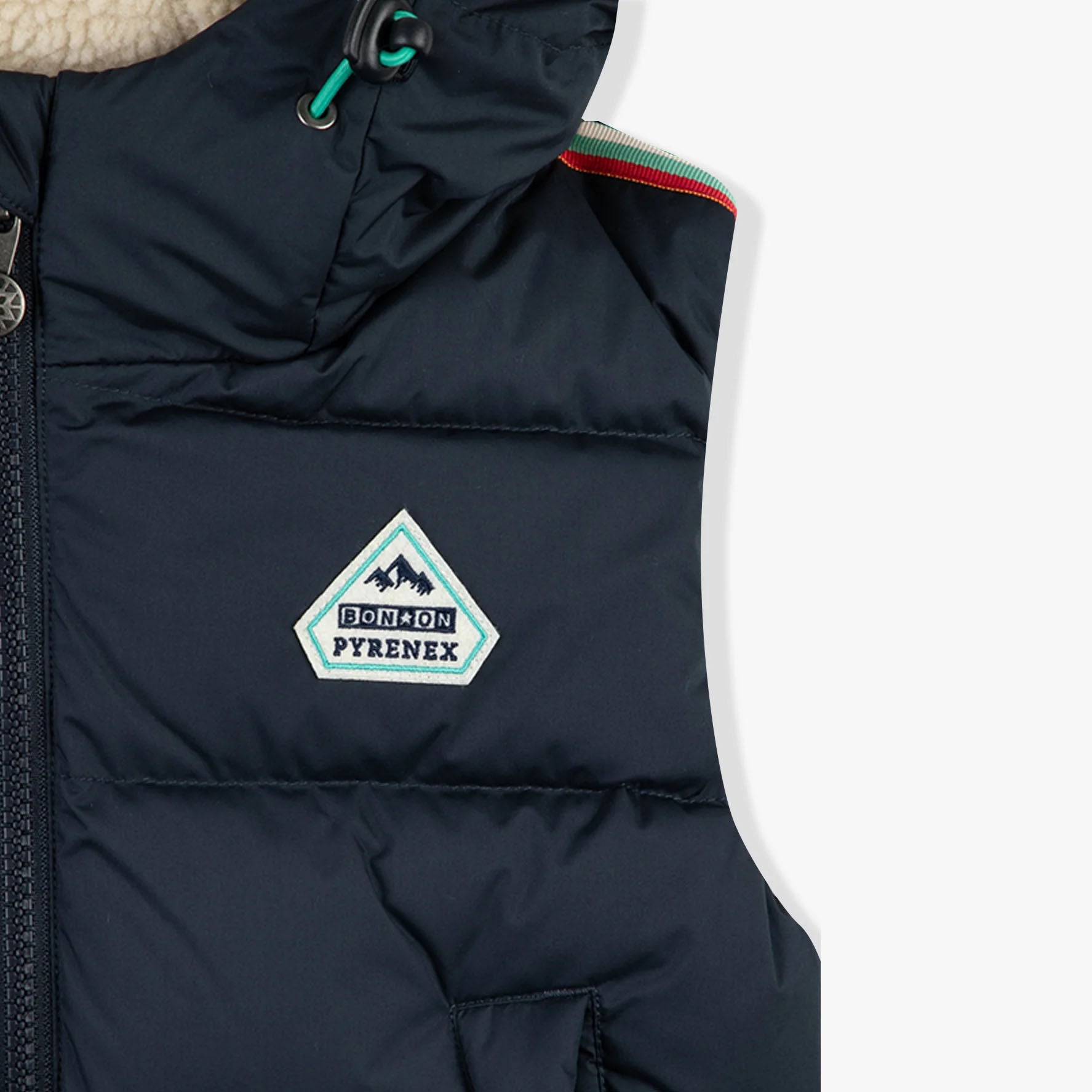 Boys & Girls Navy Padded Down Gilet(Bonton x Pyrenex)