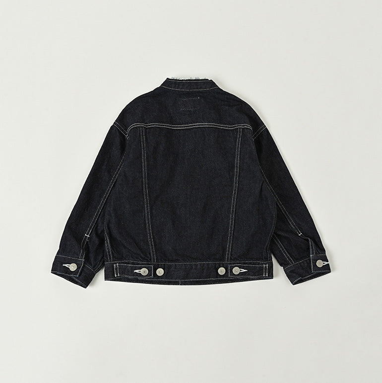 Boys & Girls Dark Blue Denim Jacket