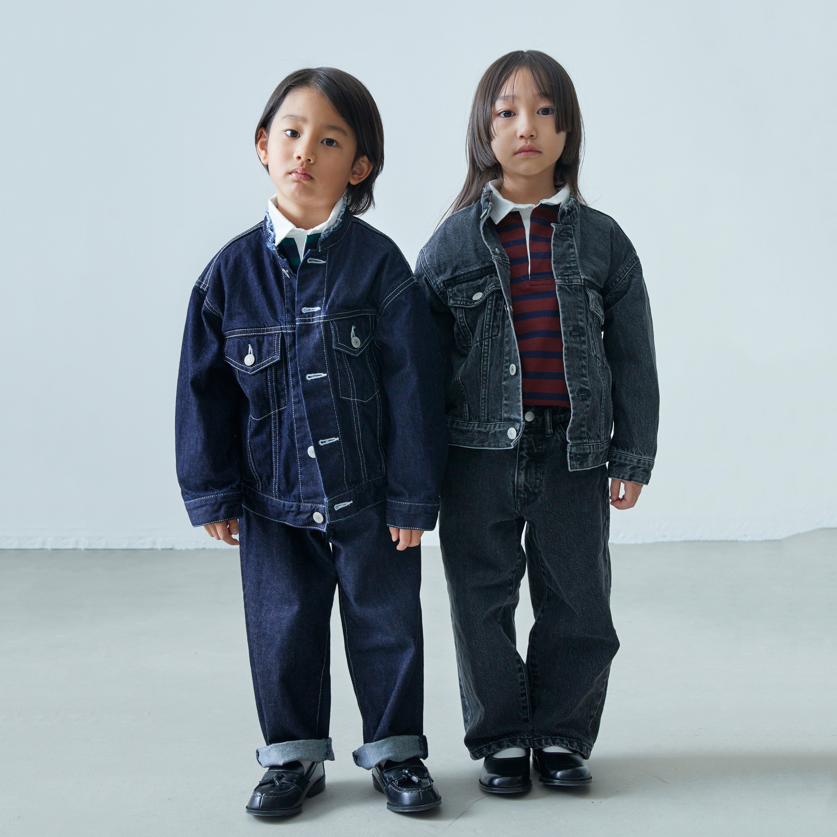 Boys & Girls Dark Blue Denim Jacket