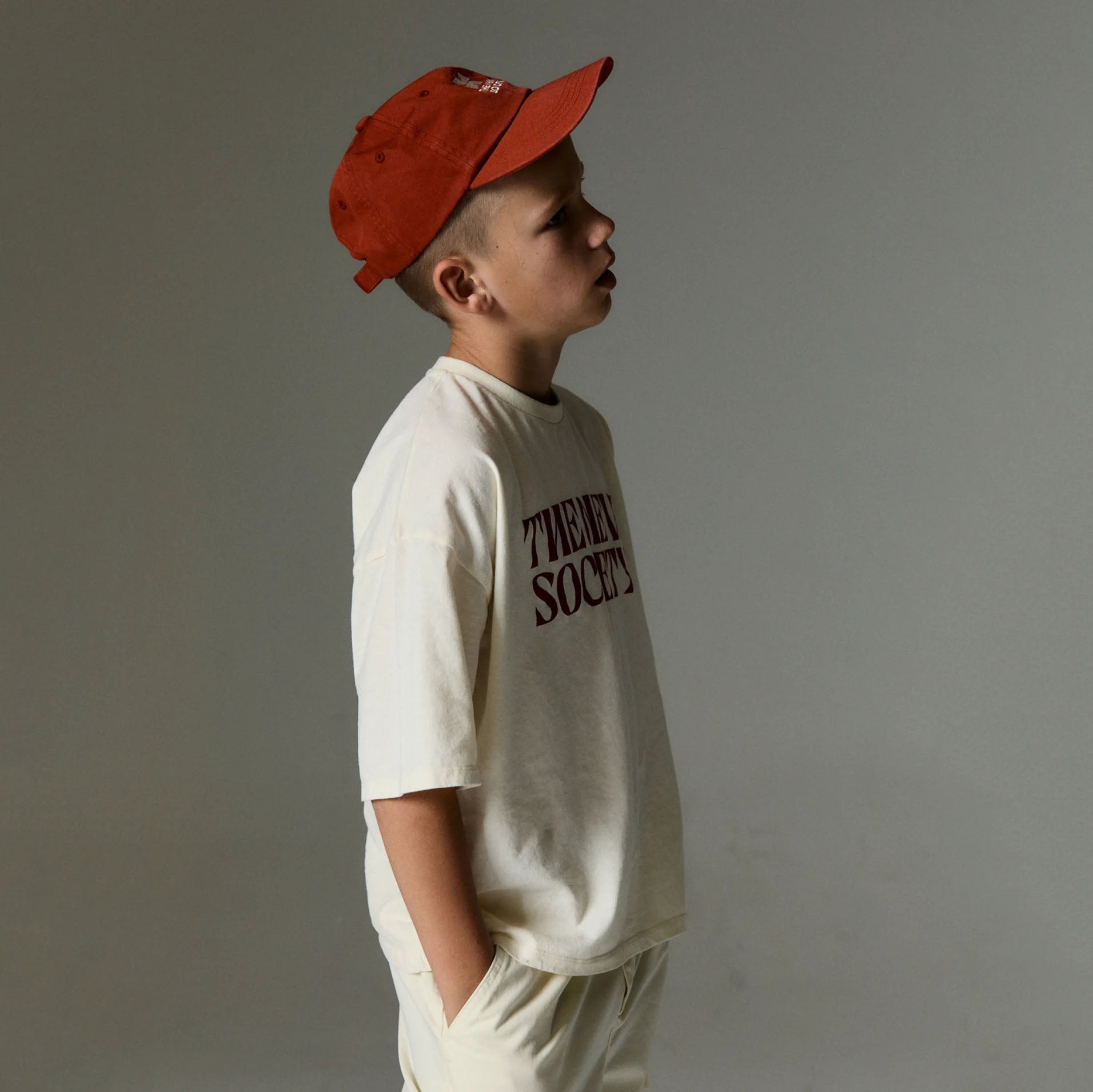 Boys & Girls Red Logo Baseball Cap