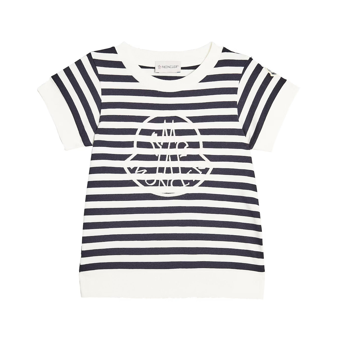 Girls White Logo Cotton T-Shirt