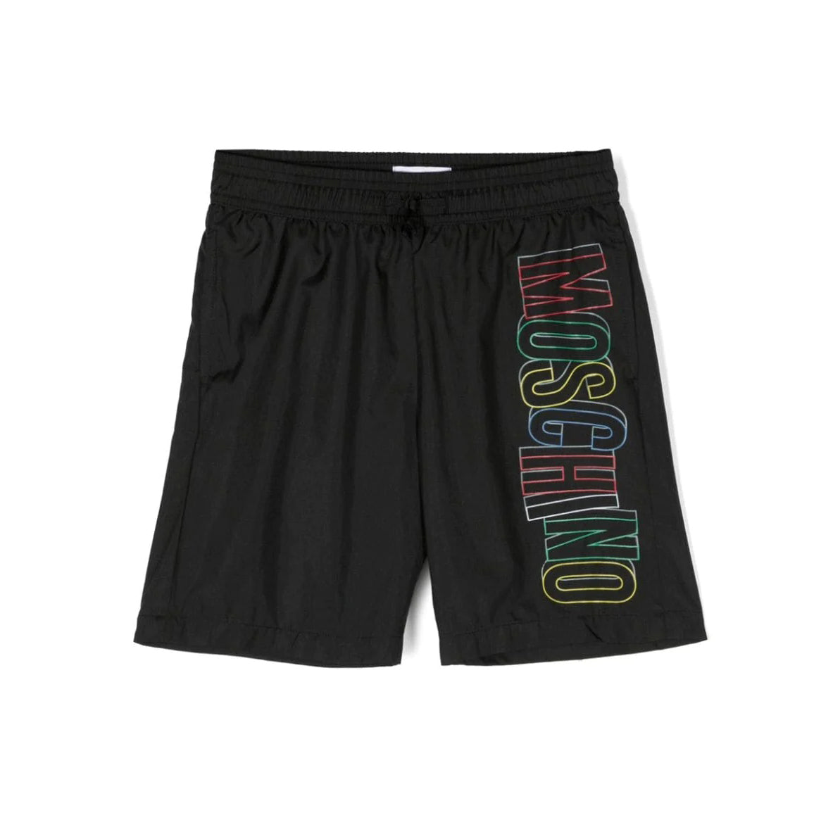 Boys Black Logo Swim Shorts