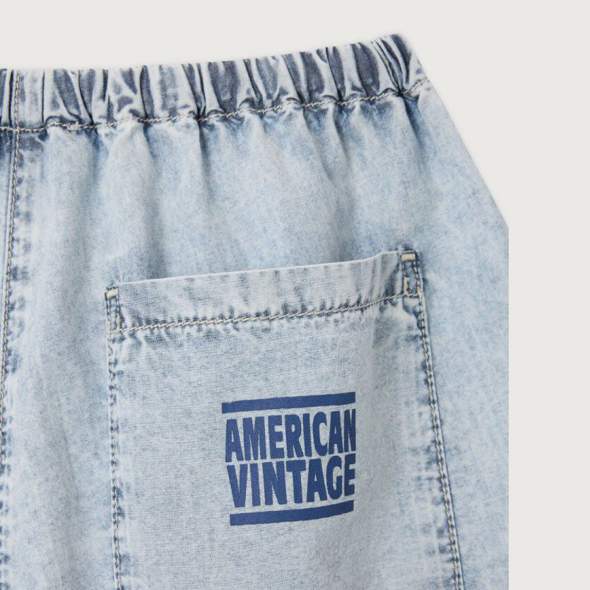 Women Light Blue Denim Shorts
