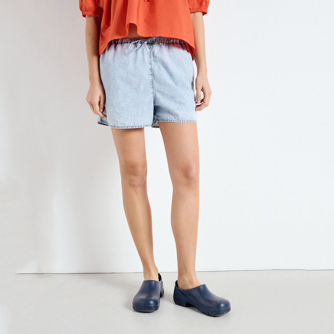 Women Light Blue Denim Shorts