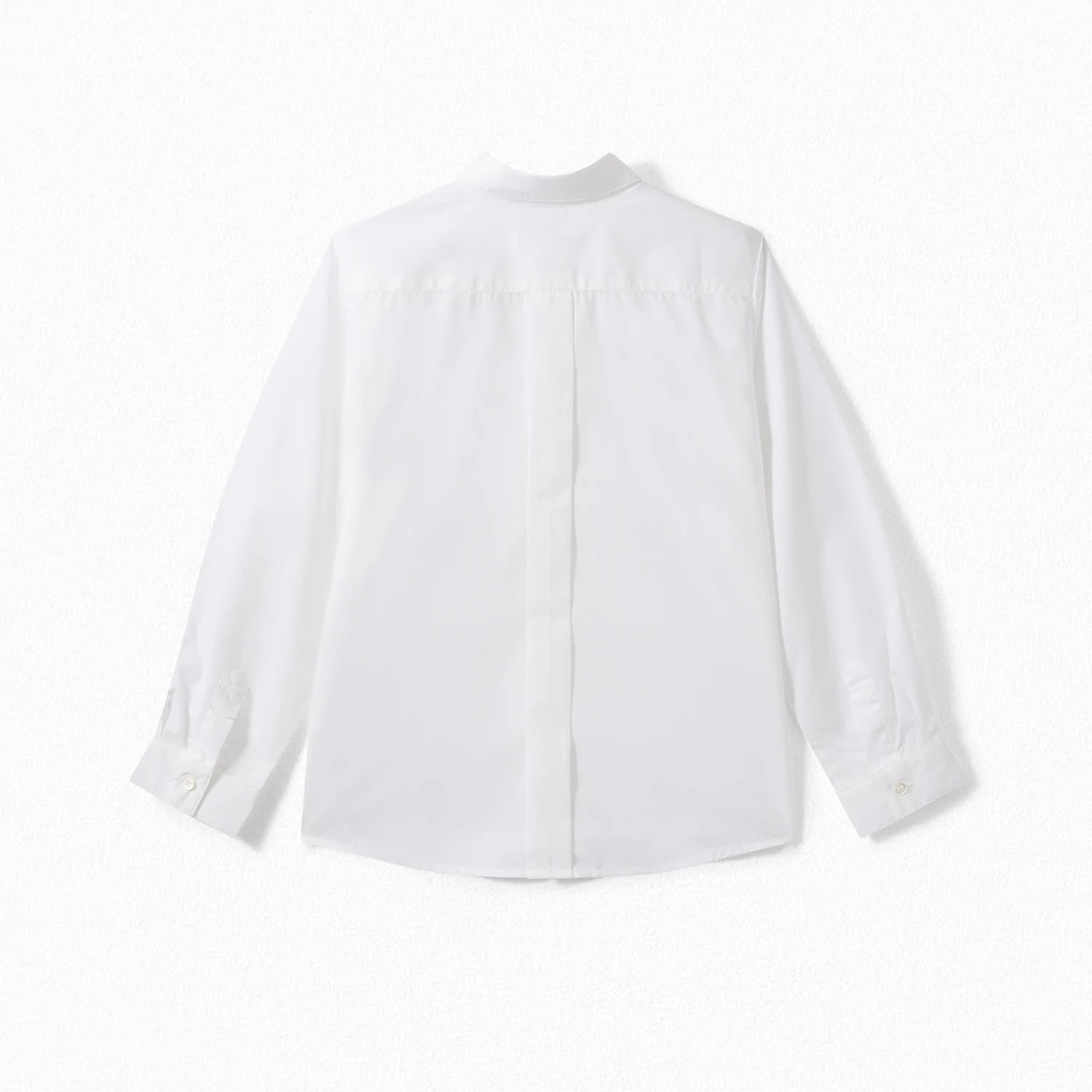 Boys White Cotton Shirt