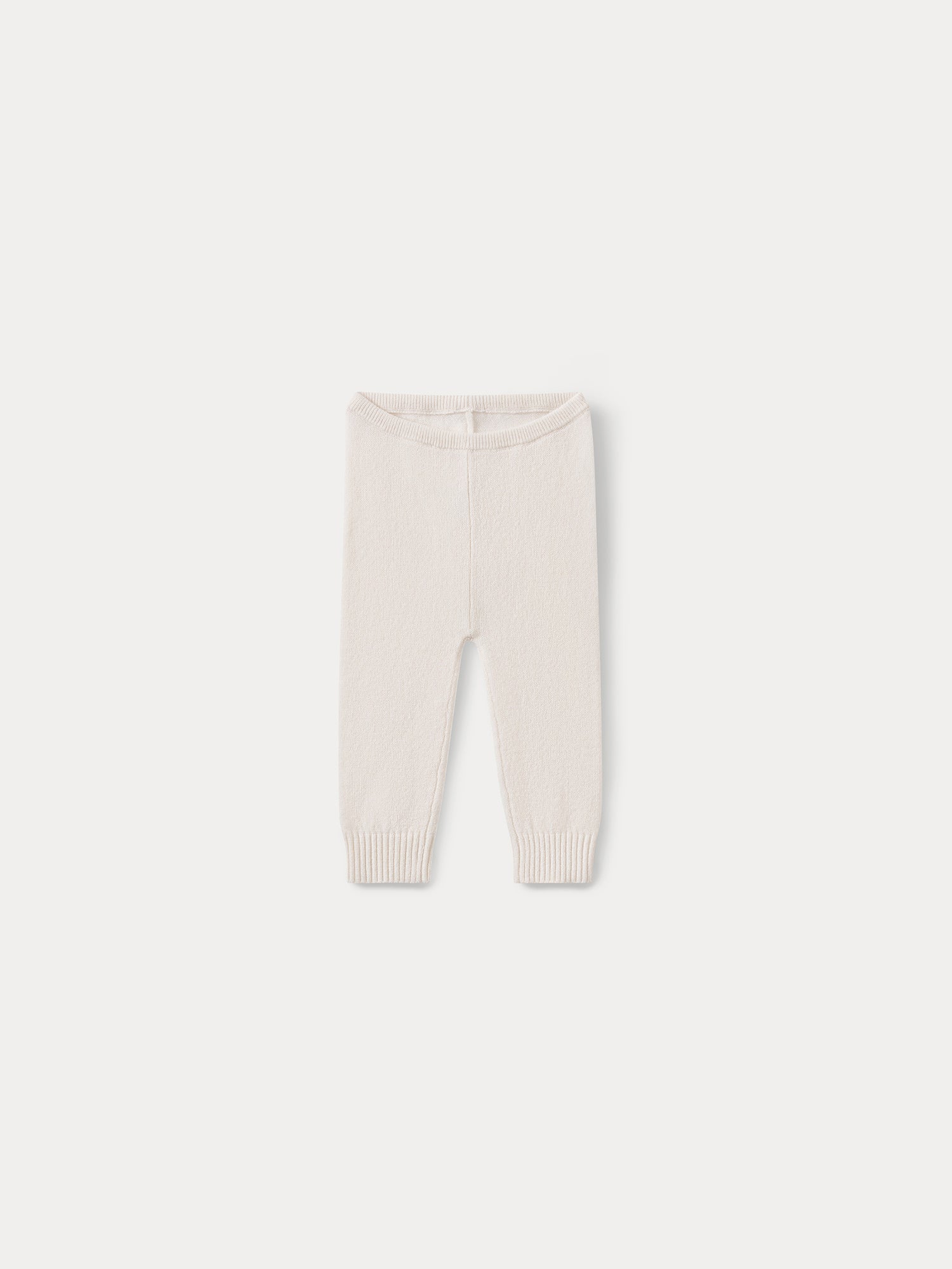 Baby Boys & Girls White Cashmere Leggings