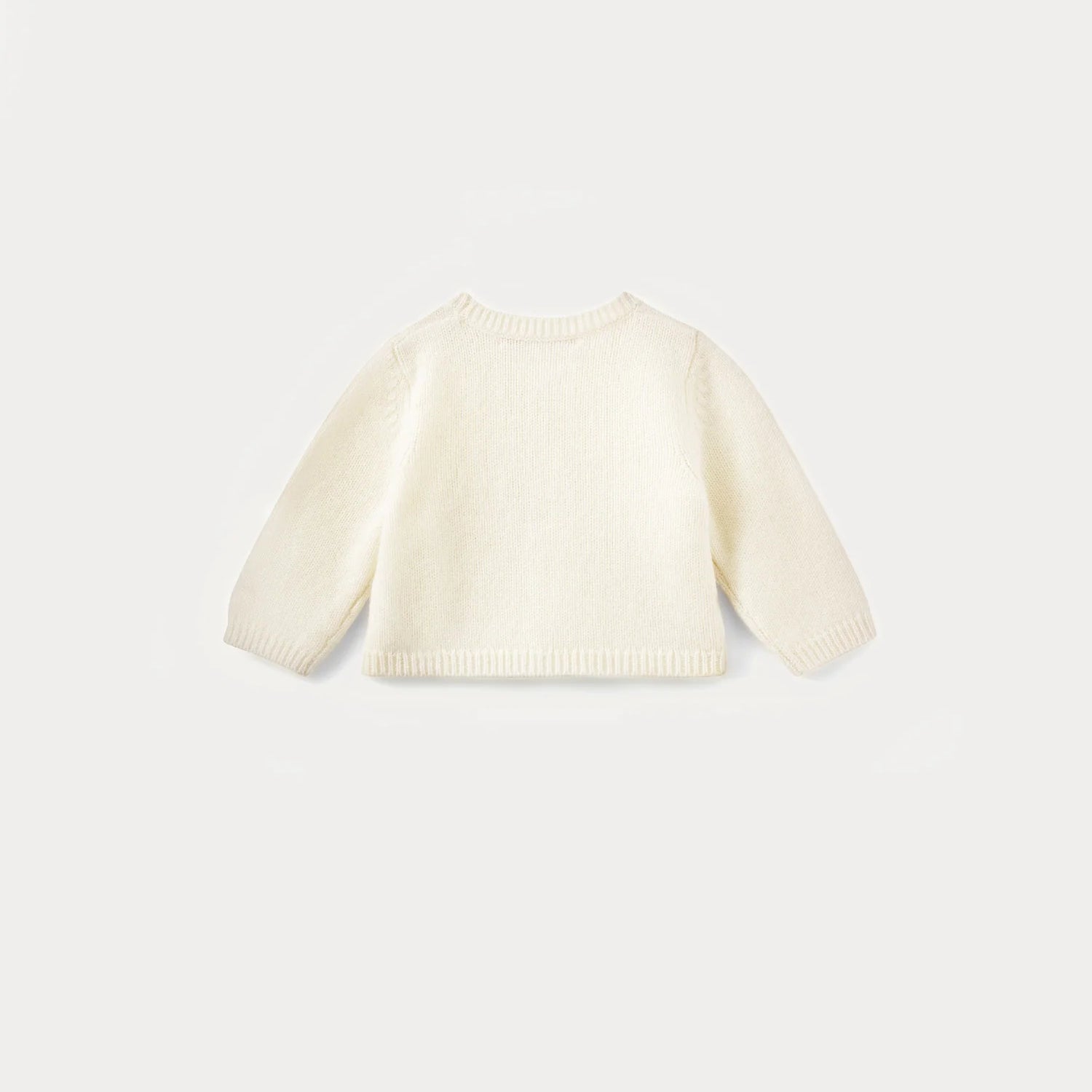 Baby Boys & Girls White Cashmere Cardigan