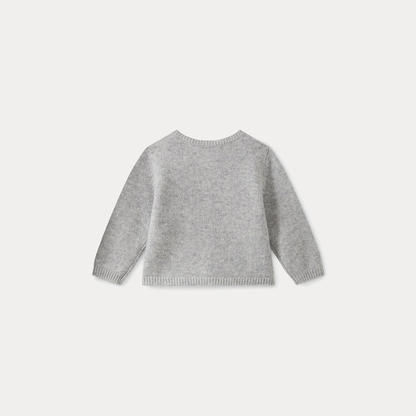 Baby Boys & Girls Grey Cashmere Cardigan